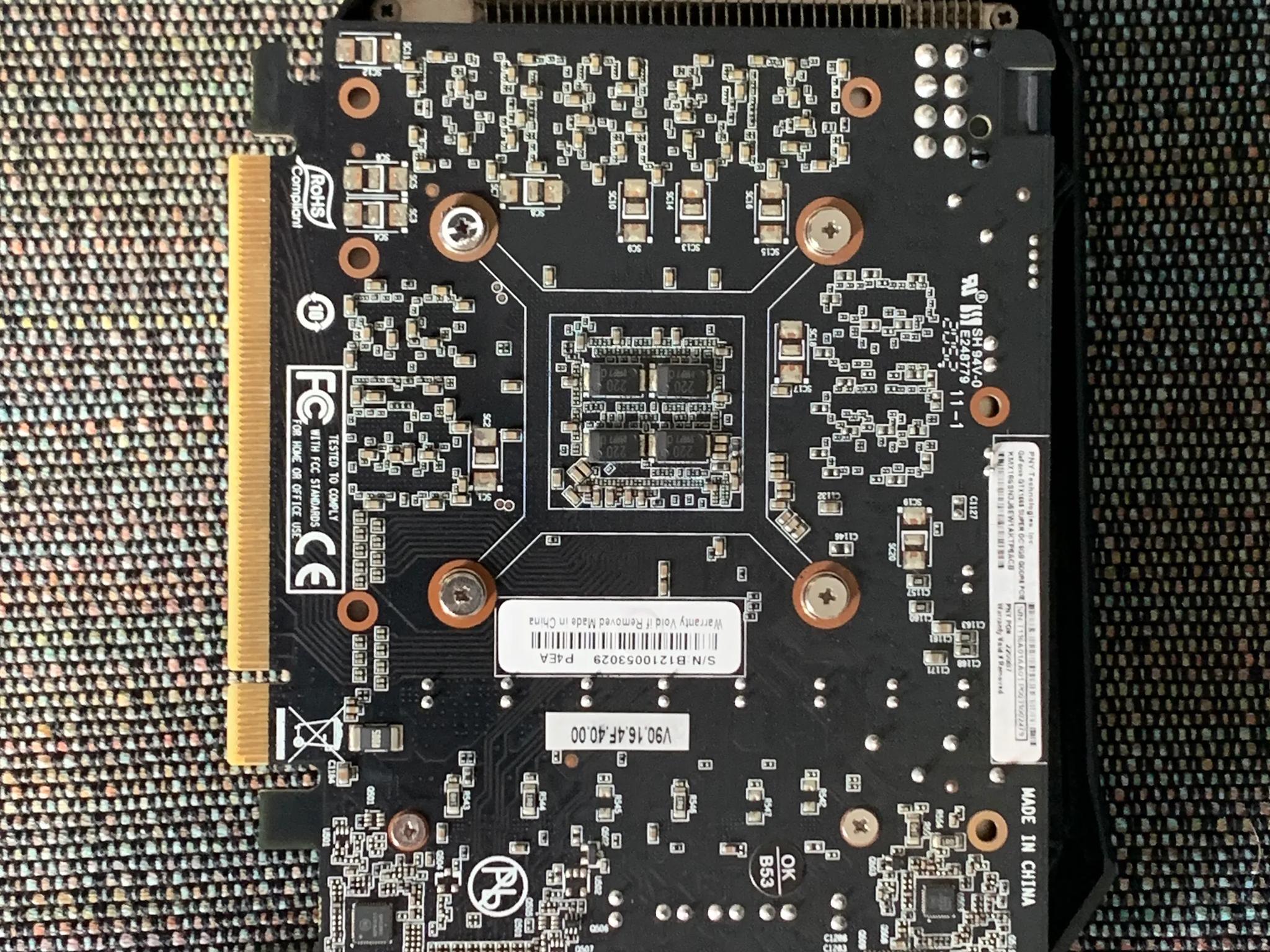 PNY GeForce GTX 1660 Super 6GB XLR8 Gaming. used
