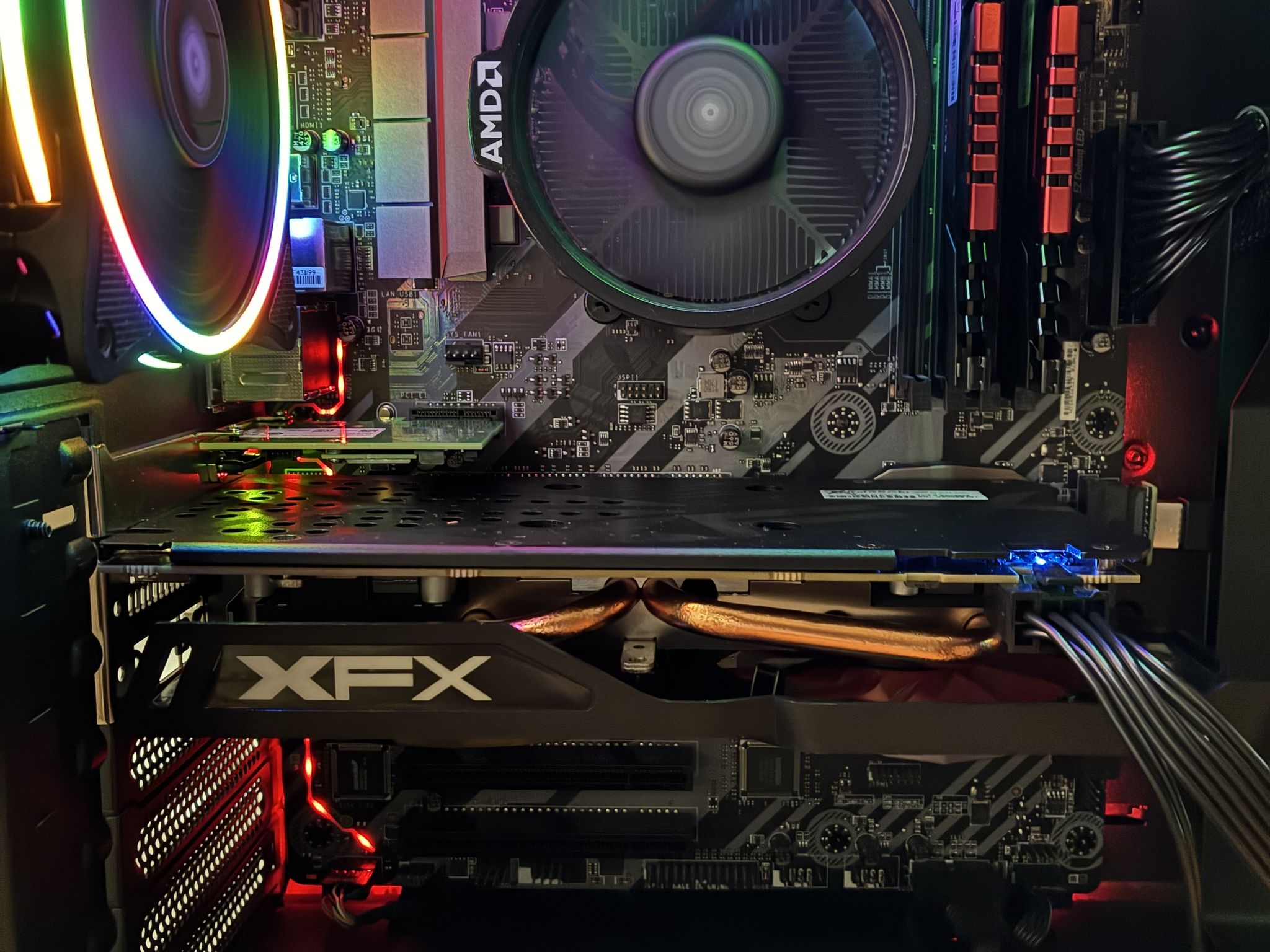 R5 2600 RX 570 8GB CUSTOM GAMING PC 16GB DDR4 512GB NVME SSD WIFI WINDOWS 10/11