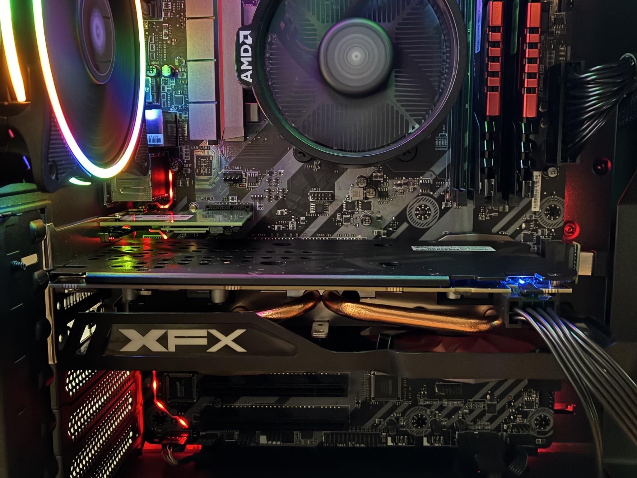 R5 2600 RX 570 8GB CUSTOM GAMING PC 16GB DDR4 512GB NVME SSD WIFI WINDOWS 10/11