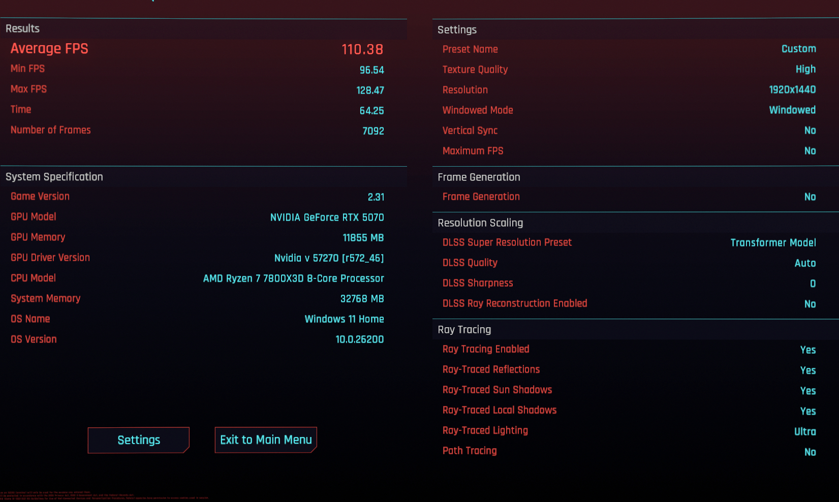 7800X3D / 5070 Gigabyte / Lian Li O11D Mini