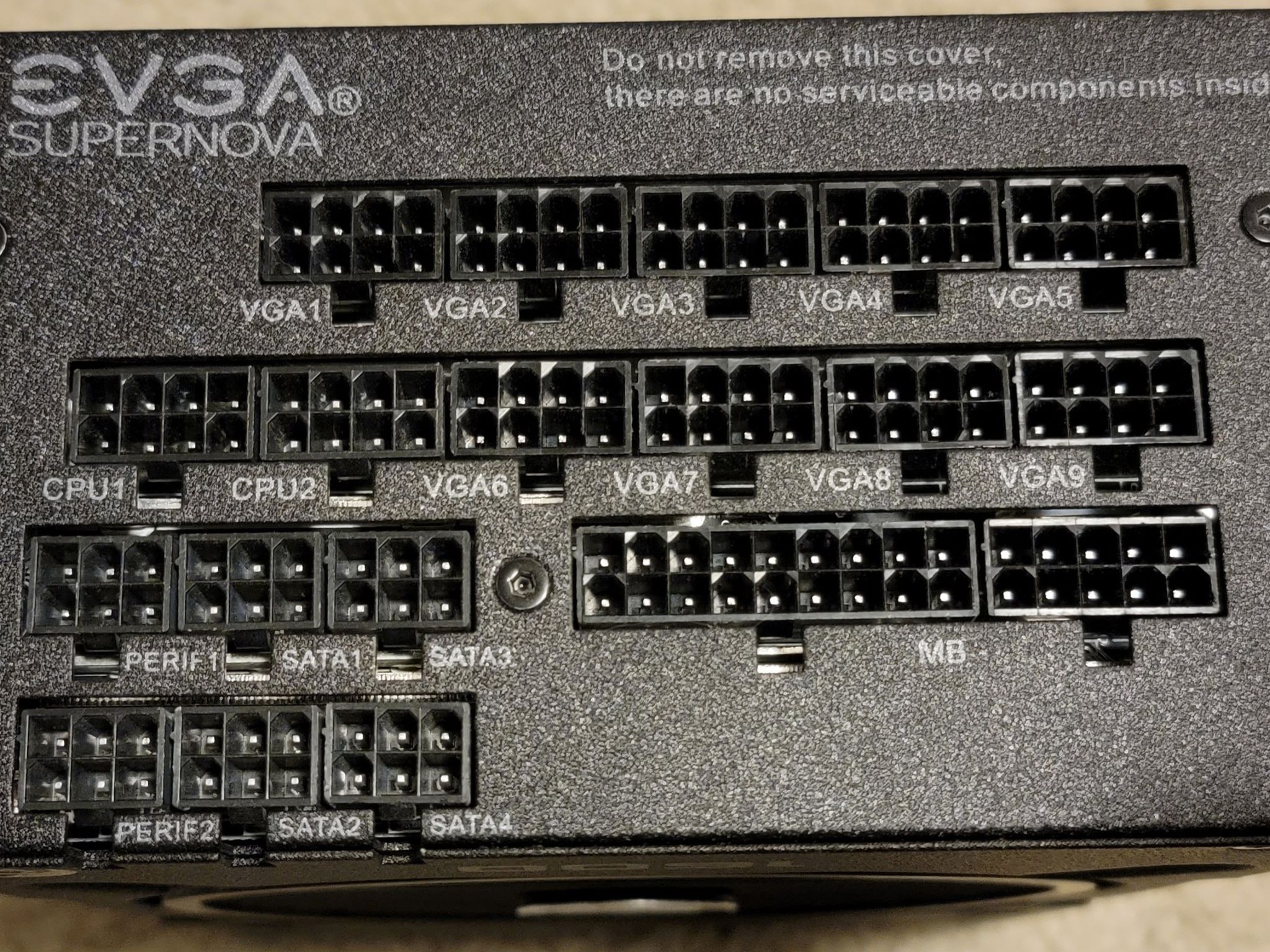 EVGA Supernova 1600W G+ 80+ Gold Fully Modular Power Supply Like New With Original Box & All Cables