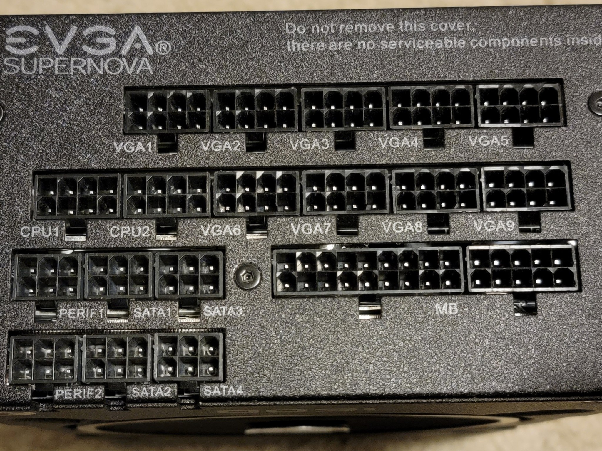 EVGA Supernova 1600W G+ 80+ Gold Fully Modular Power Supply Like New With Original Box & All Cables