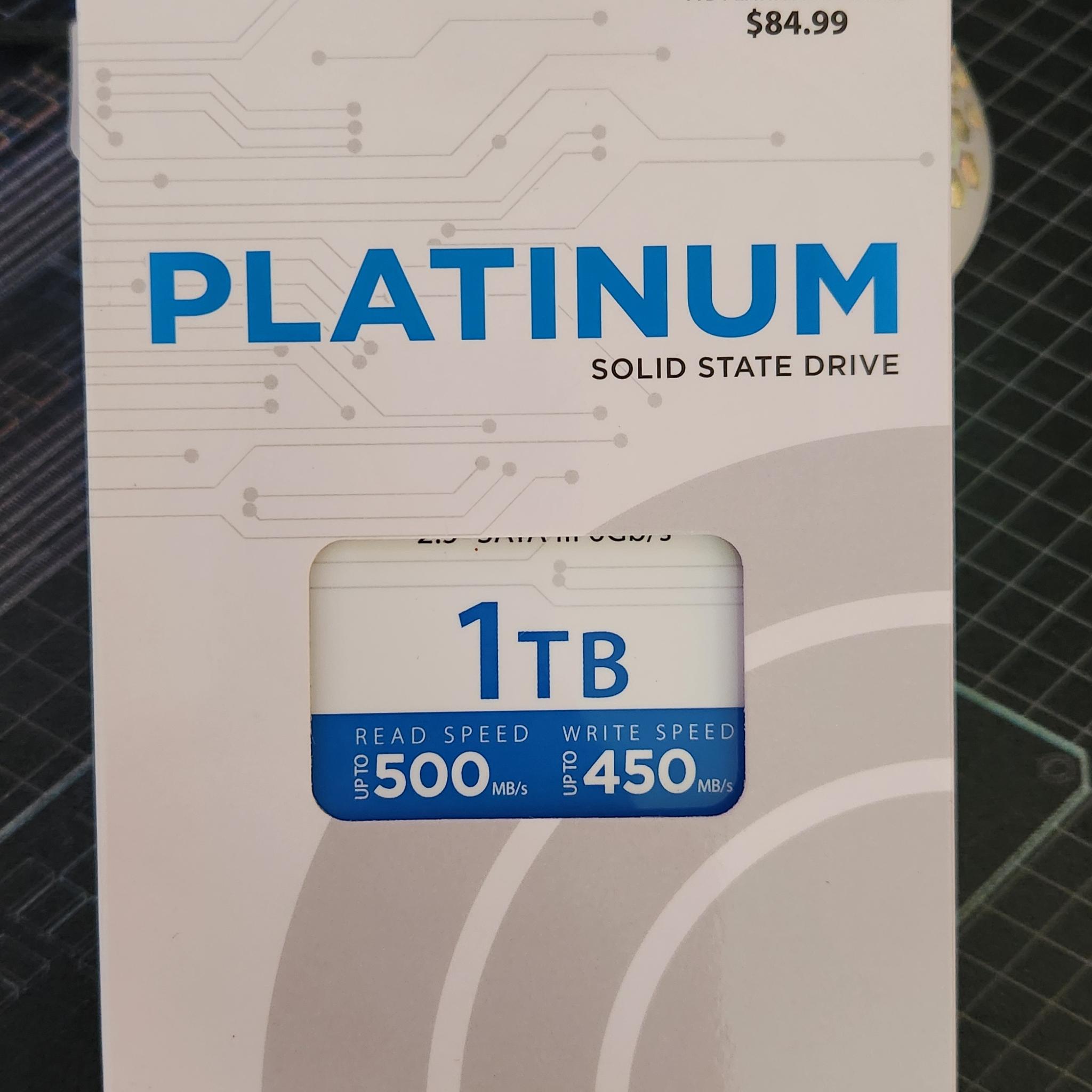 1TB Inland Platinum 2.5" SATA SSD.  Black Friday Special!!!