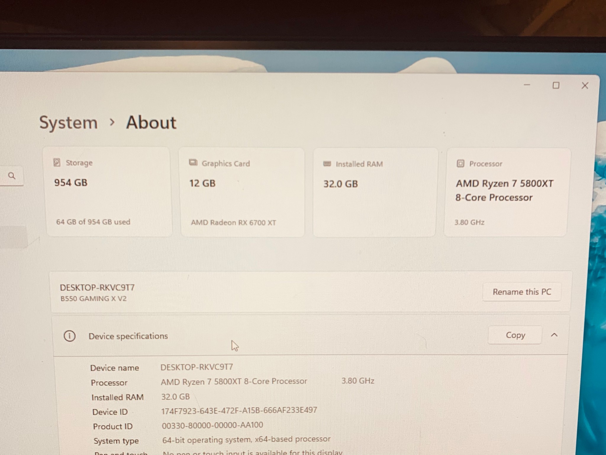 SALE 5 rx 6700 xt 12 gb - ryzen 7 5800xt