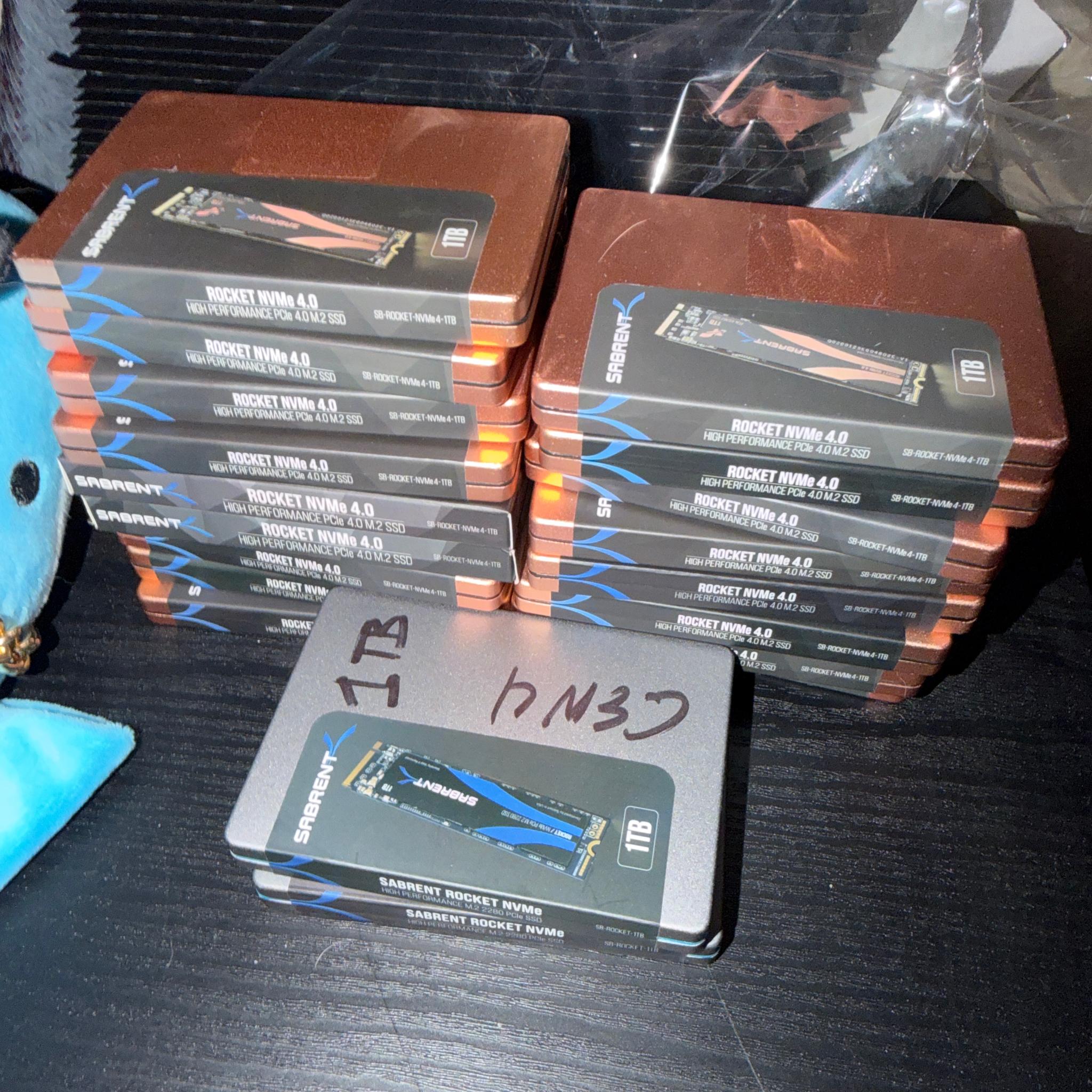Sabrent Rocket 1TB SSD Tested Working Great