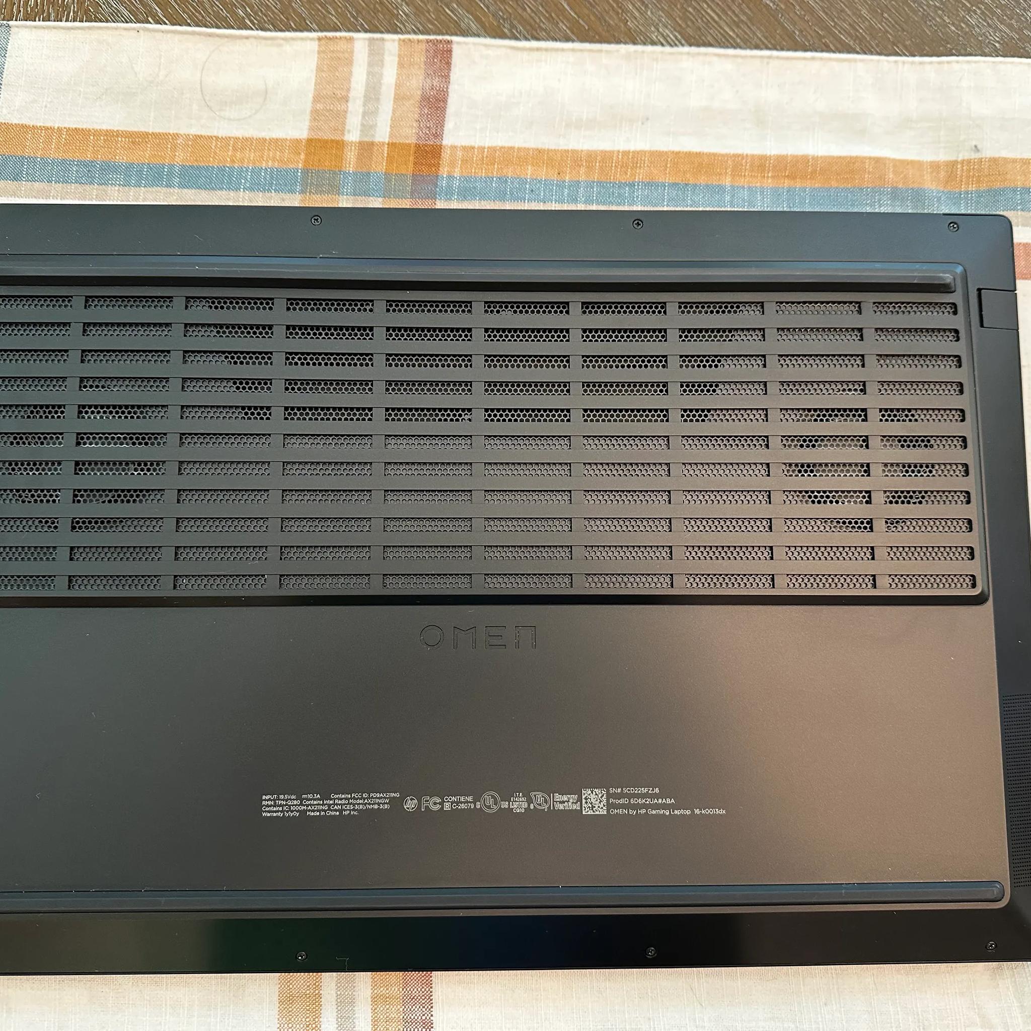 HP Omen 16.1" Gaming Laptop - Nvidia RTX 3050ti, Intel Core i7 12700h, 16gb DDR5 RAM, 1tb SSD