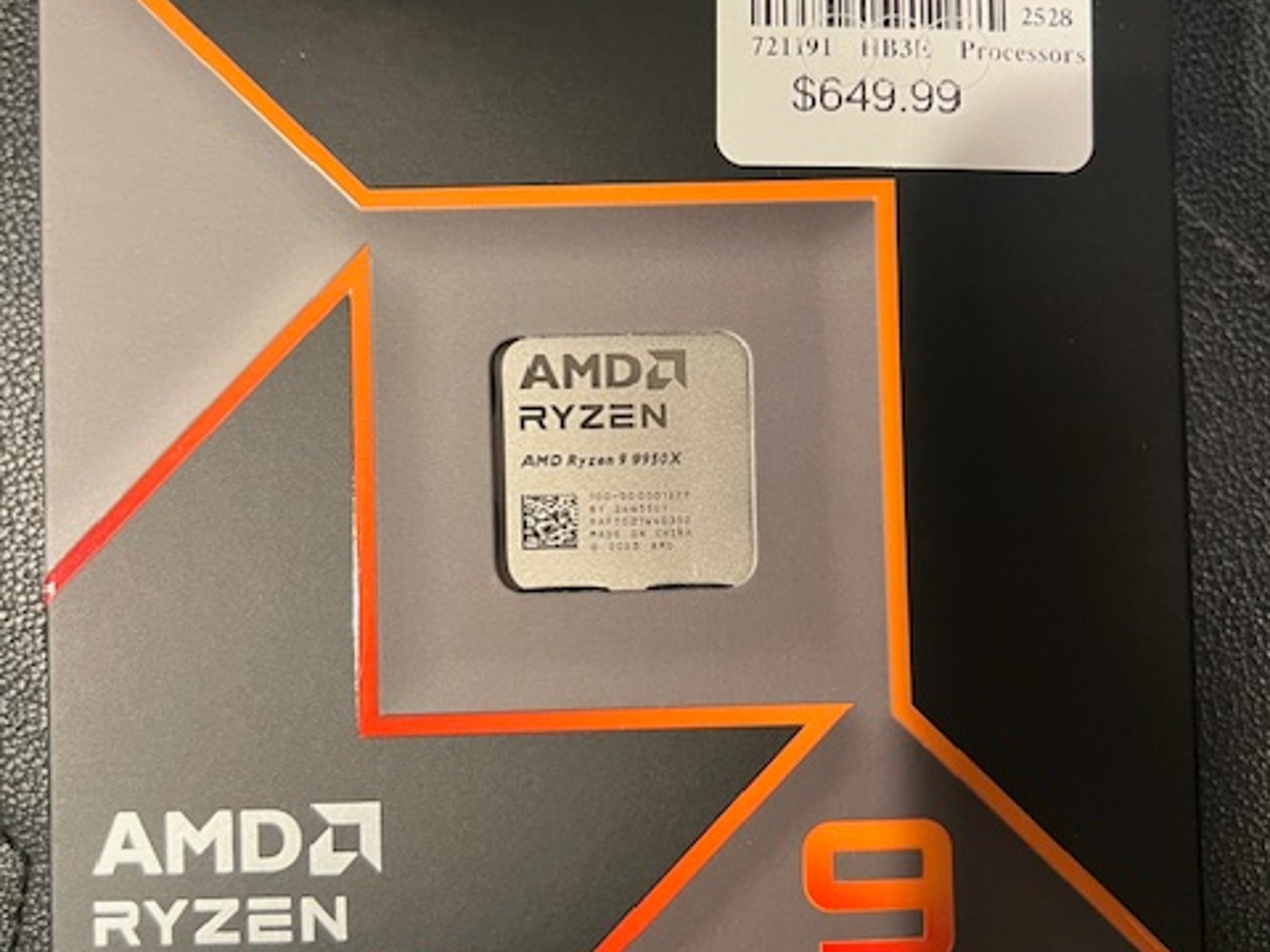BRAND NEW AMD Ryzen 9 9950X Granite Ridge AM5 4.30GHz 16-Core Boxed Processor