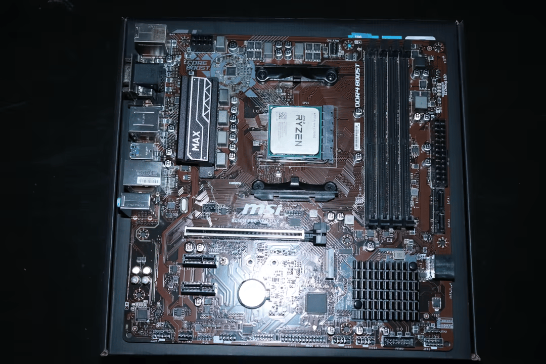 Combo Deal MSI B450m Pro VDH MAX with Ryzen 3 3200G also includes CPU Stock Fan