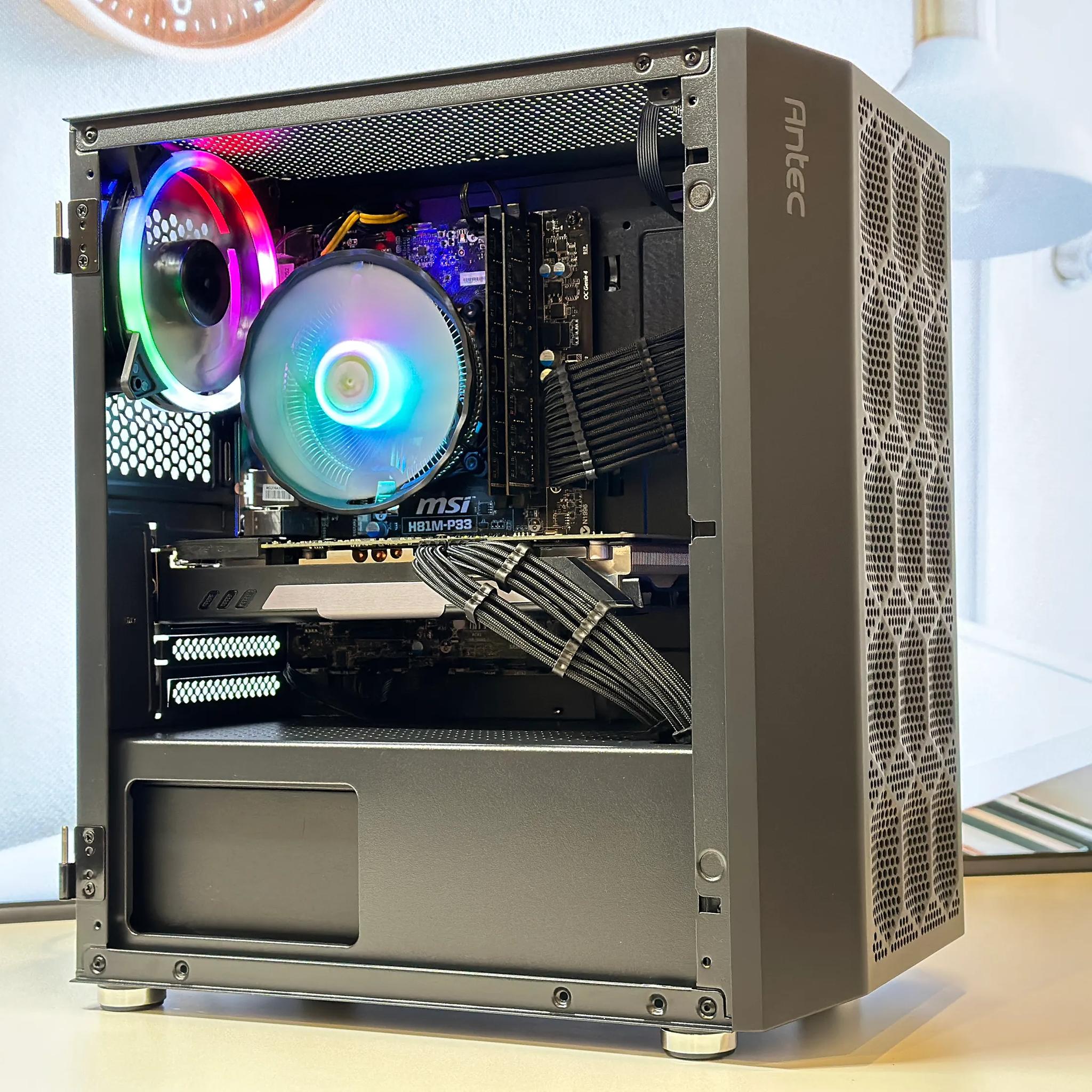 🕹️Starter Gaming PC🕹️Nvidia GTX 760🕹️Intel Xeon 1270 V3🕹️16GB DDR4 RAM🕹️500GB SSD