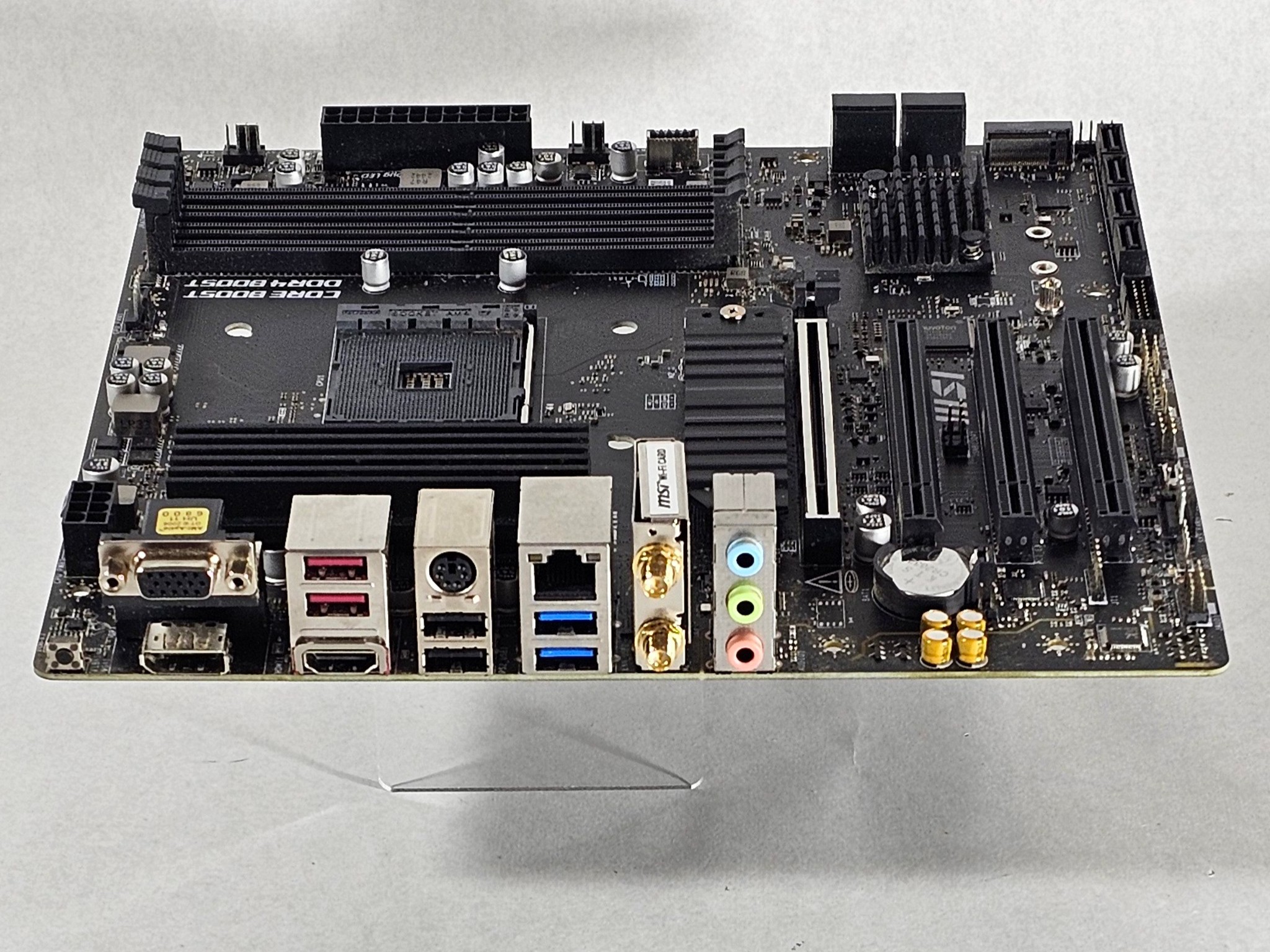 FOR PARTS ONLY: MSI B550M PRO B550M-VC WIFI AMD AM4 DDR4 mATX Motherboard
