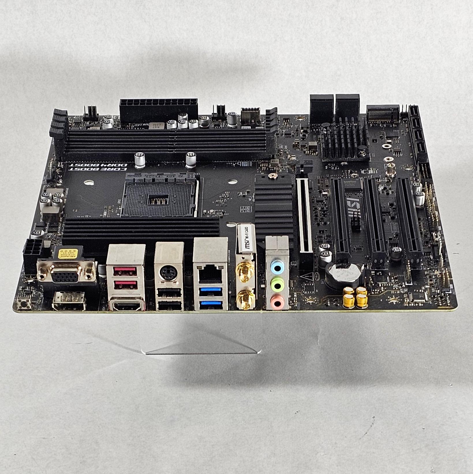FOR PARTS ONLY: MSI B550M PRO B550M-VC WIFI AMD AM4 DDR4 mATX Motherboard