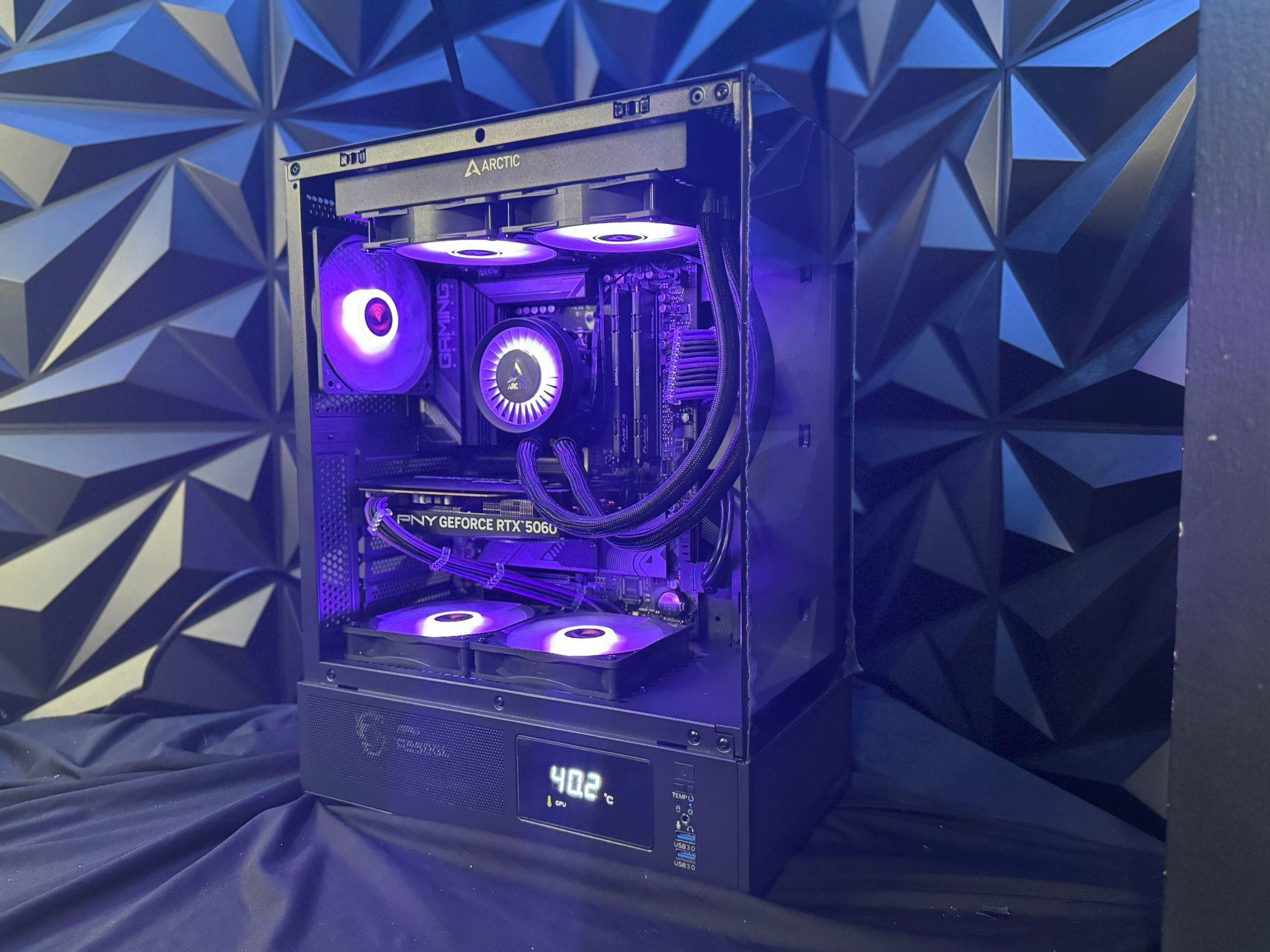 🎭 Purple Rain 🌧️💜 Ryzen 5 9600X| RTX 5060|  32 GB DDR5| 2 TB NVMe