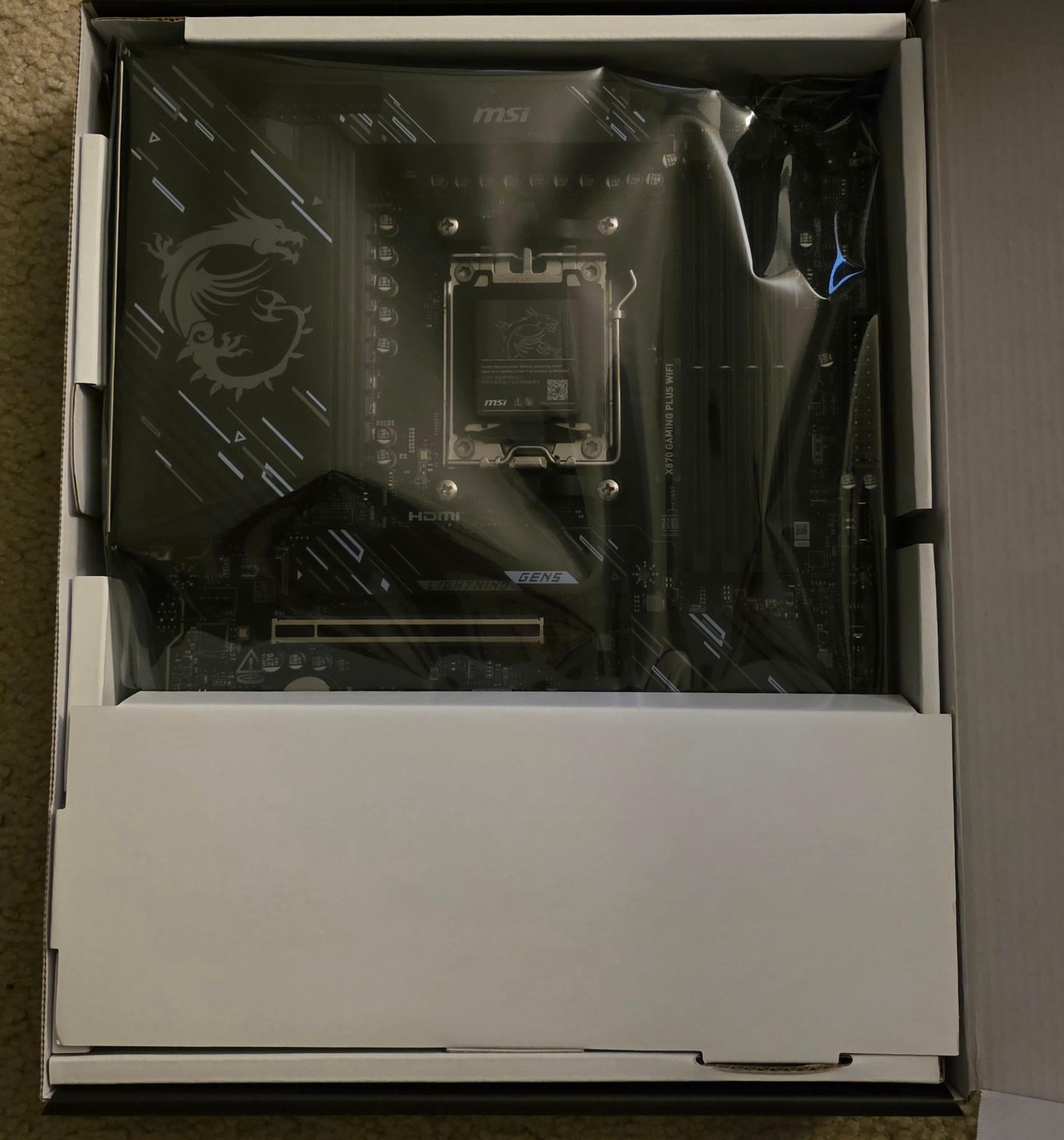 MSI X870 GAMING PLUS WIFI AM5 ATX Motherboard Brand New In Box