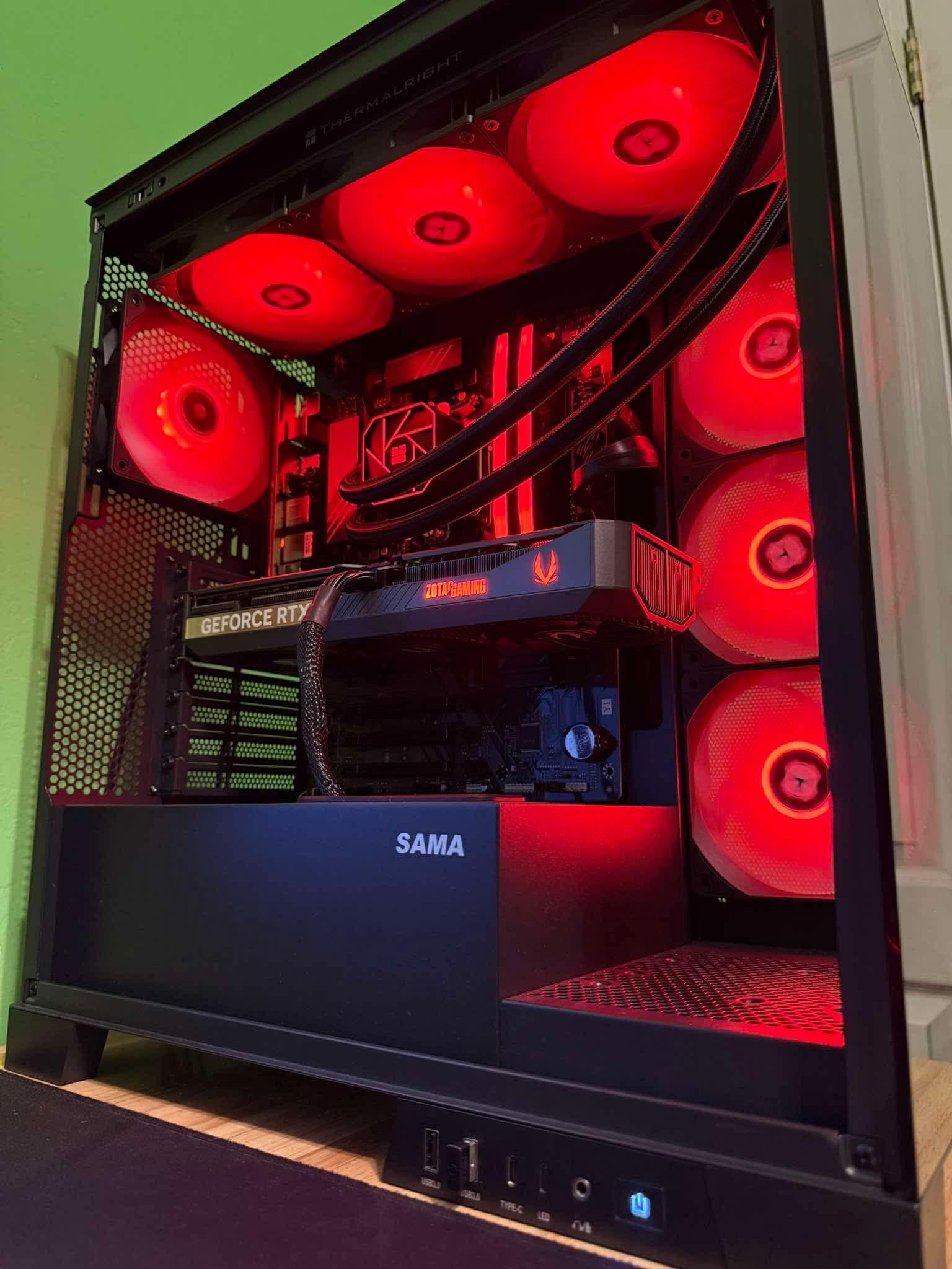 Big red pc build