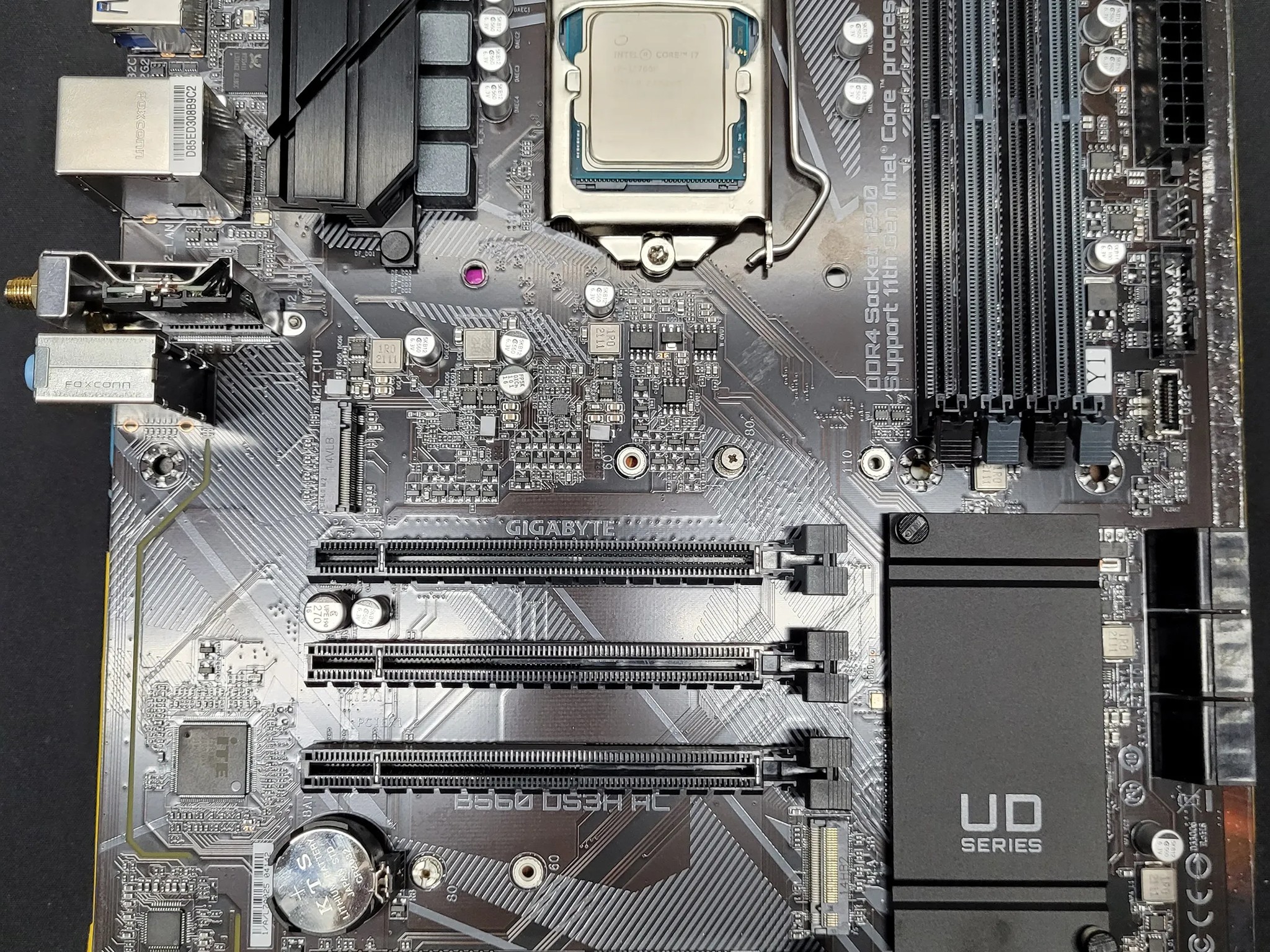 Motherboard and CPU Combo - Gigabyte B560 DS3H AC & Intel i7 11700f