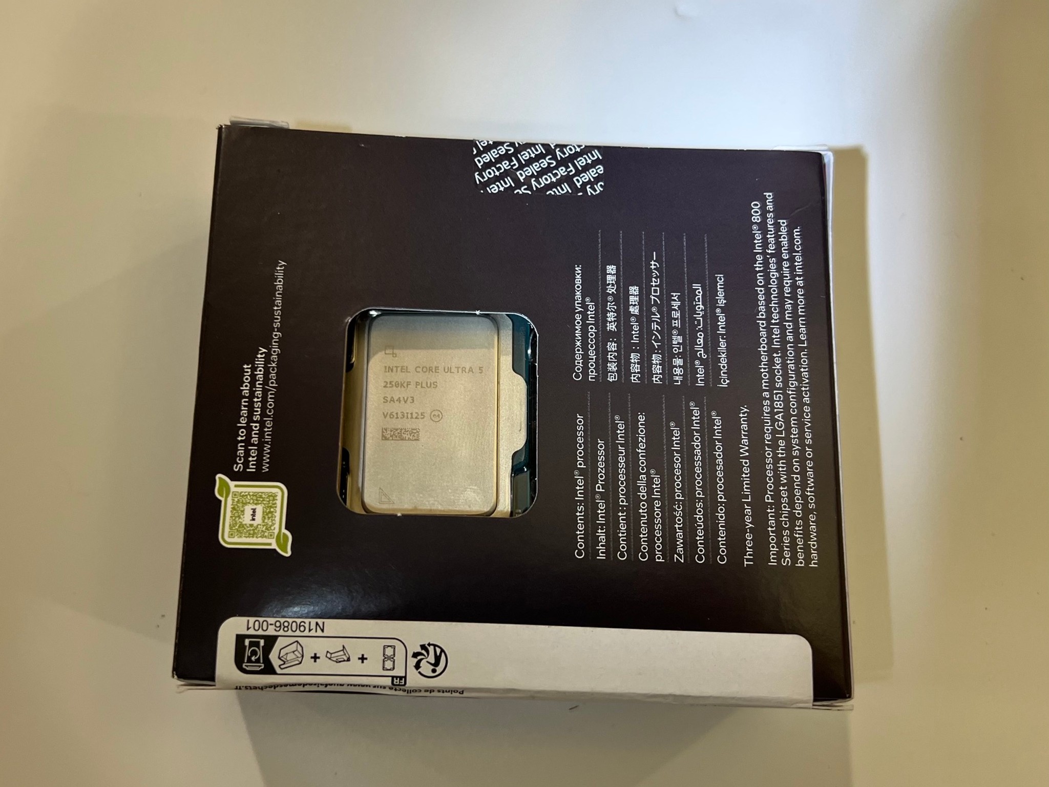 Intel Core Ultra 5 250KF Plus