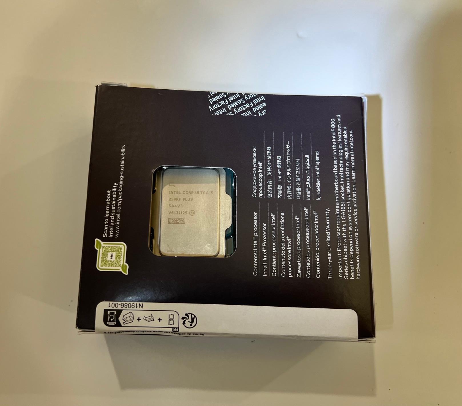 Intel Core Ultra 5 250KF Plus