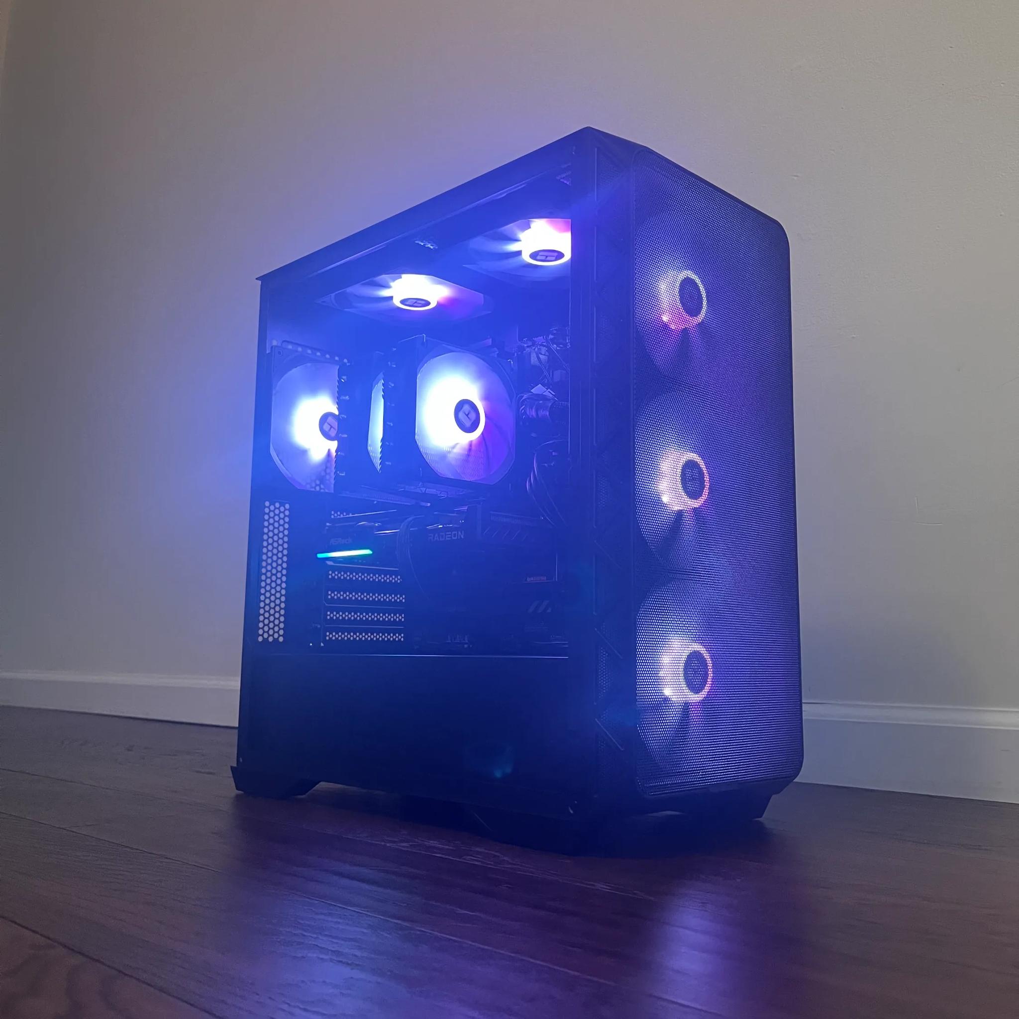 9060XT -16gb-SURROUND SOUND 7.1-Ryzen 7700X-32gb ram-2TB-WI-FI 7& Ethernet 2.5g FULLY ARG...