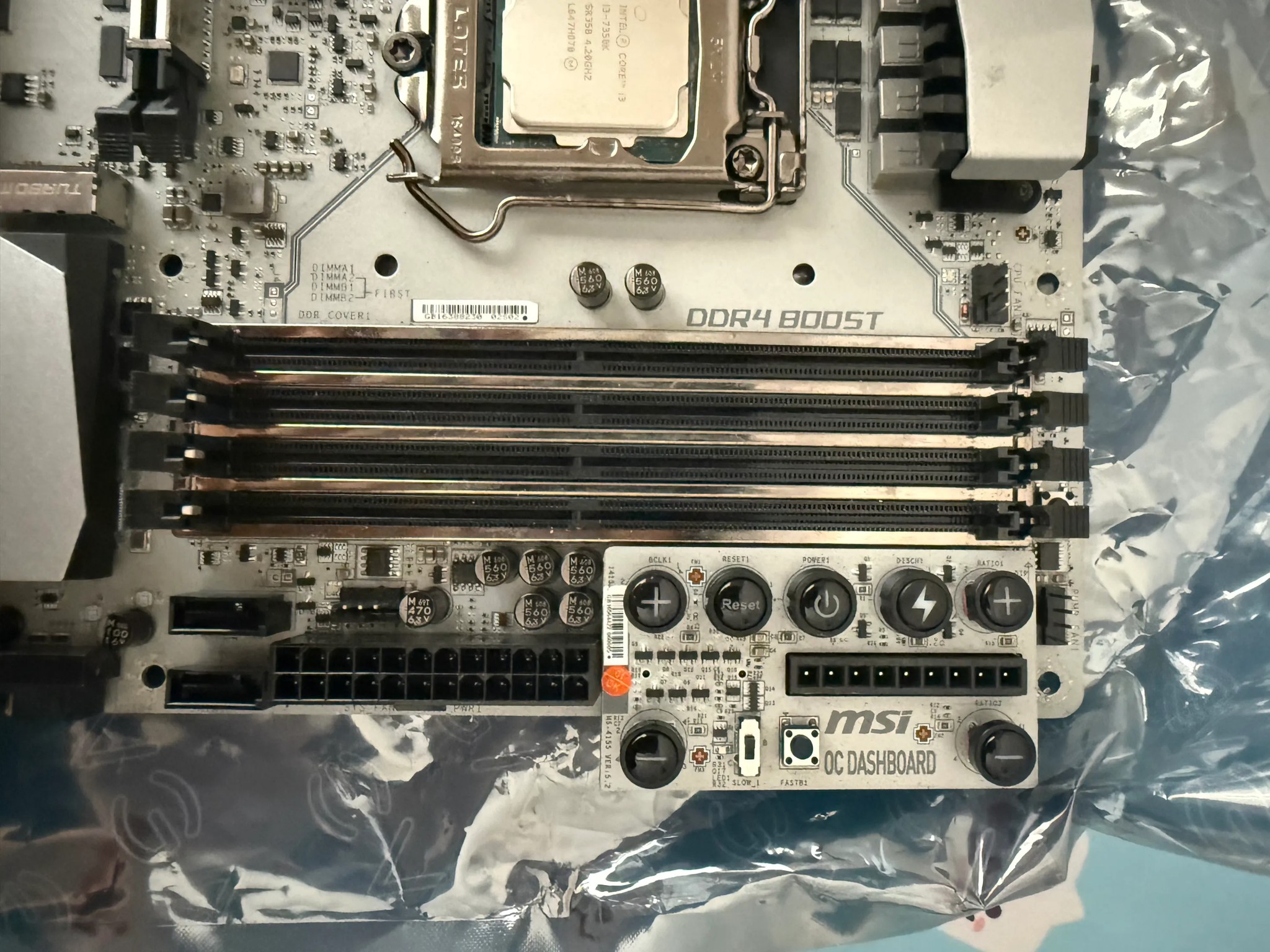 MSI Z270 XPOWER TITANIUM GAMING motherboard + Intel I3-7350k CPU