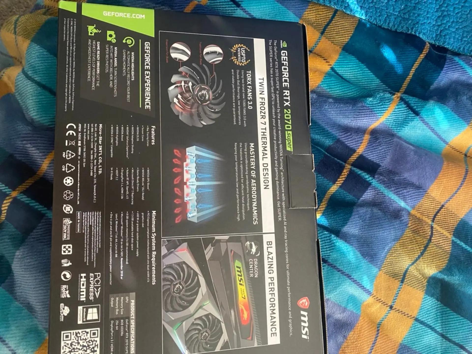 MSI GeForce RTX 2070 SUPER VENTUS GP OC