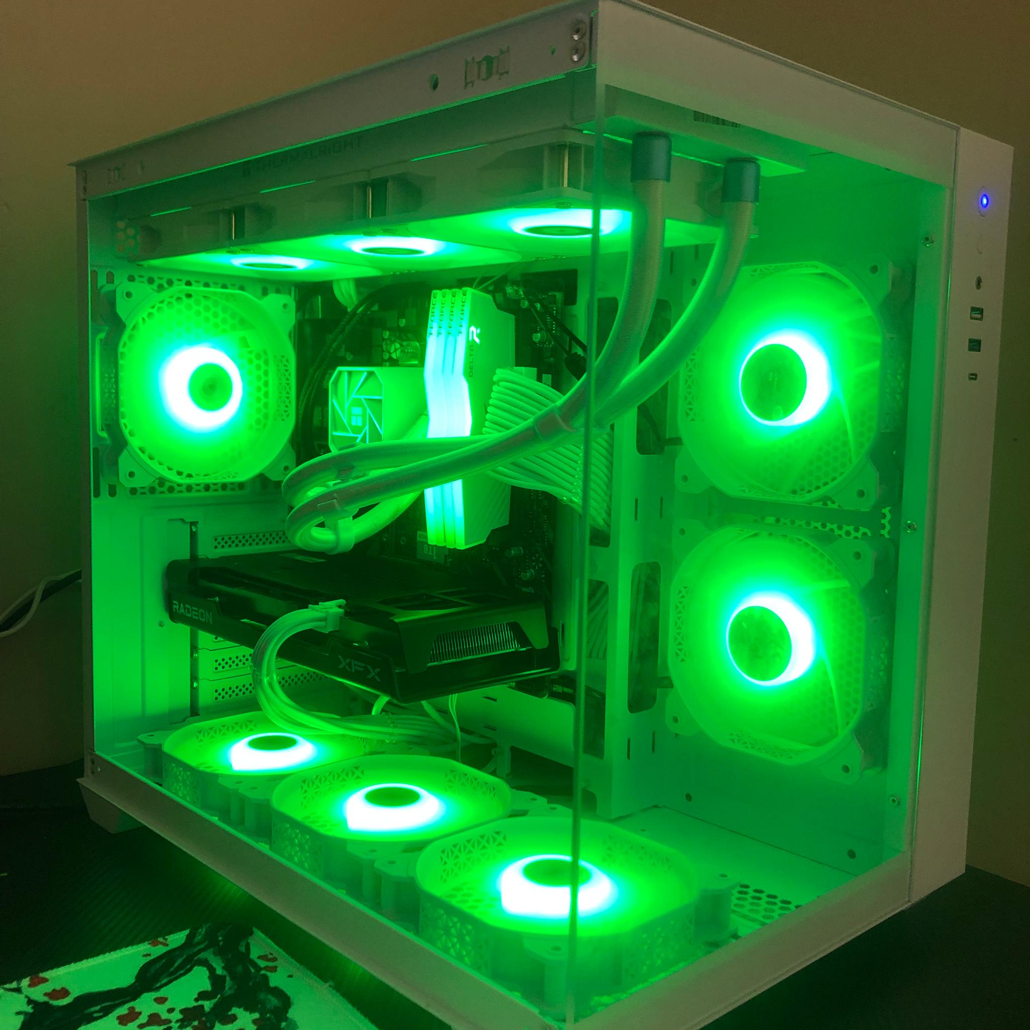 The pearly white 1440p gaming pc. with Ethernet/Wi-Fi/Bluetooth.