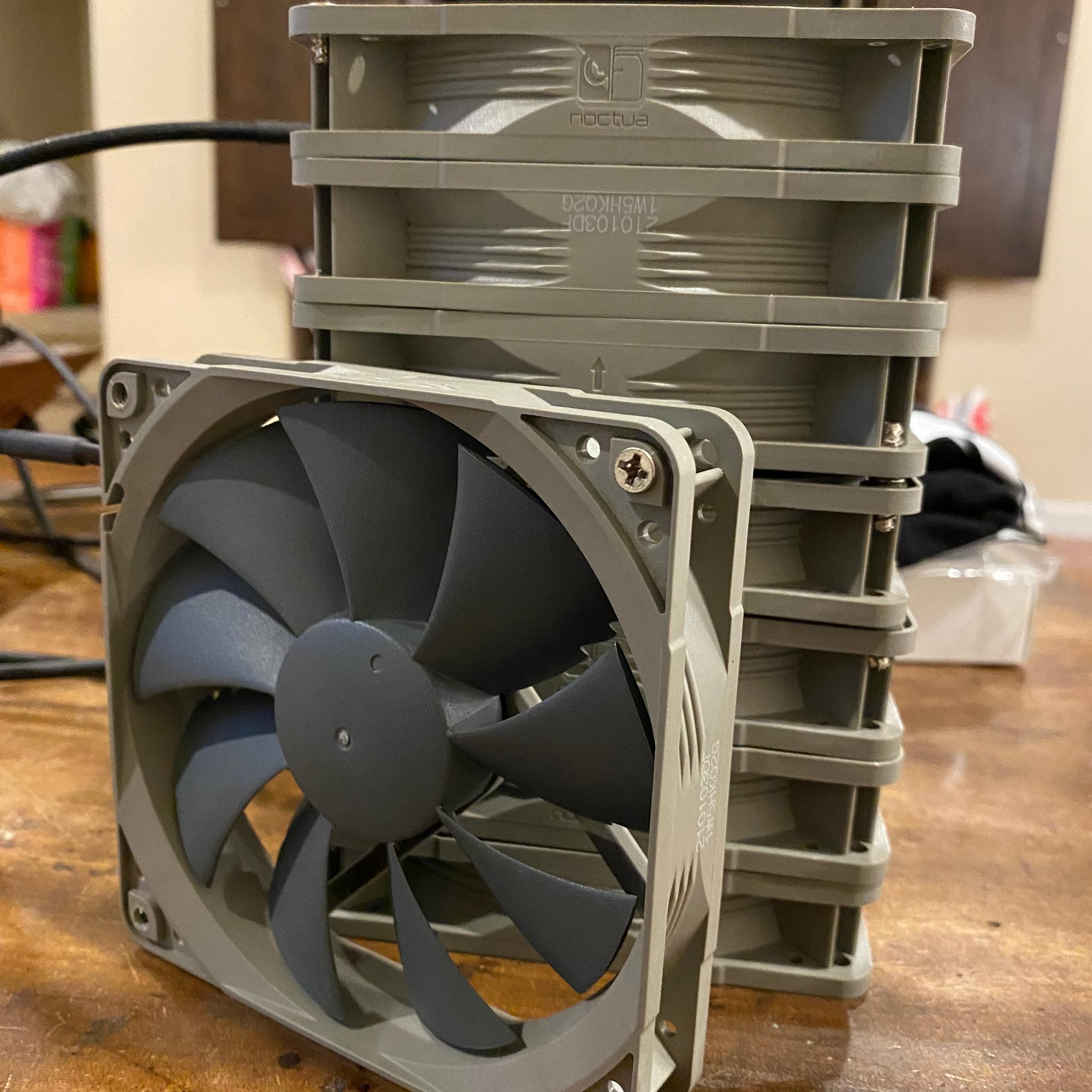 8-Pack Bundle of Noctua NF-P12 redux-1700PWM Fans