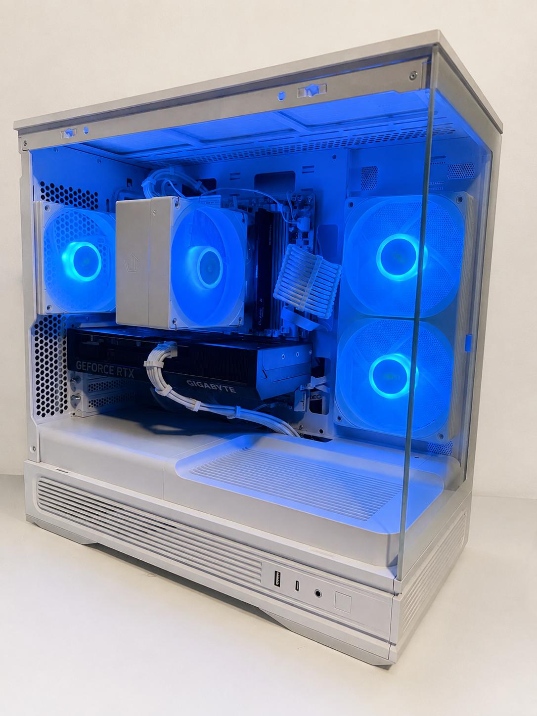 🤍 WHITE BEAST | RTX 4070 12GB | Ryzen 5 7600X | 1.25TB | WiFi 6E | RGB