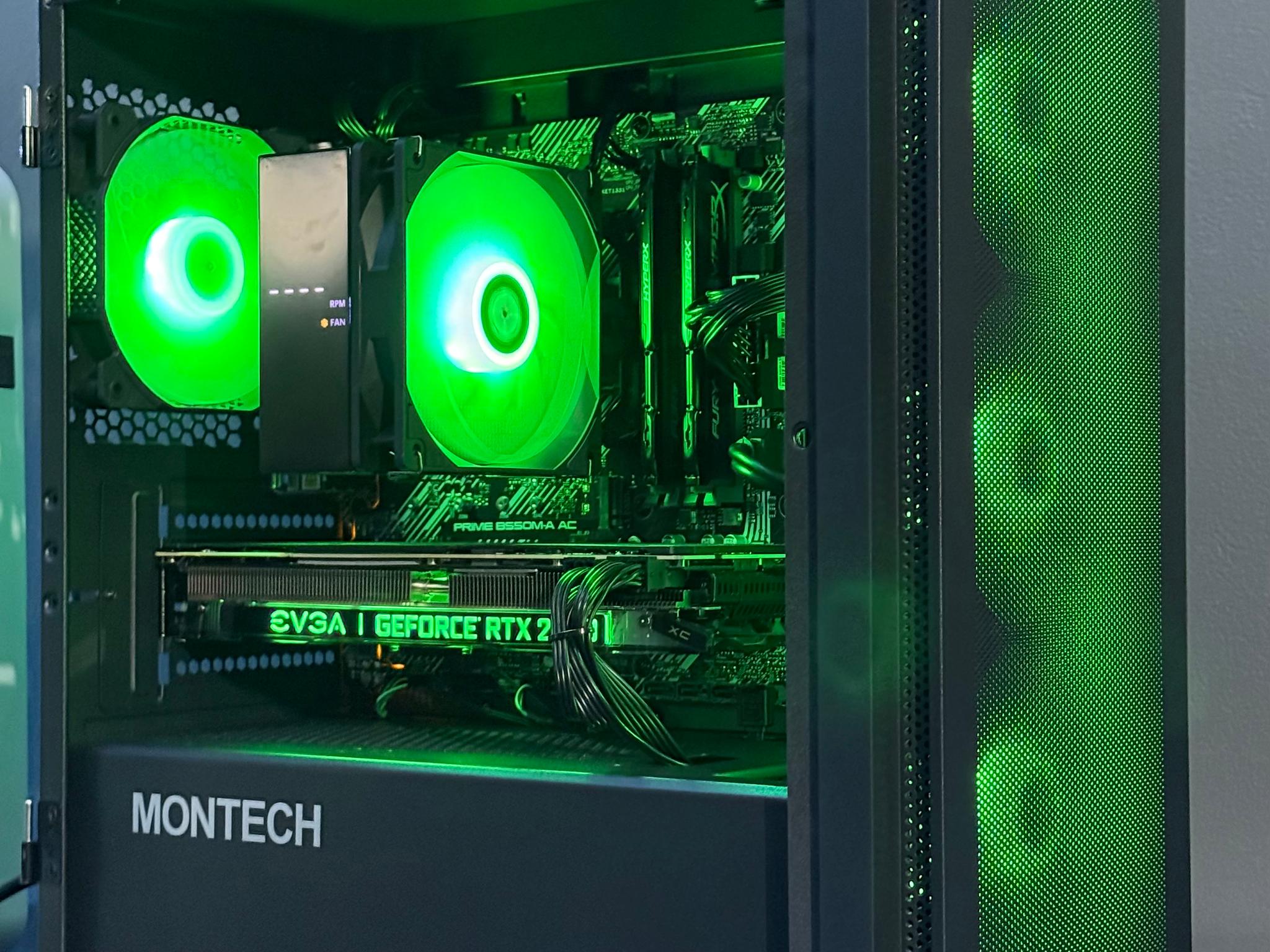 🥶RTX 2080, Ryzen 5500, 16GB DDR4, 512GB SSD- Fury Gaming PC