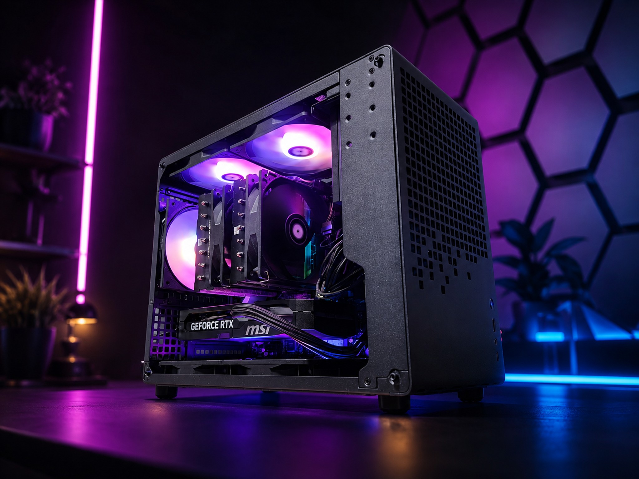 🔮Cosmos🔮 RTX 5060 TI 8GB | Intel i5-13600KF | 32GB DDR4 3600MTs | 1 TB SDD | 1100W | WIFI & BT