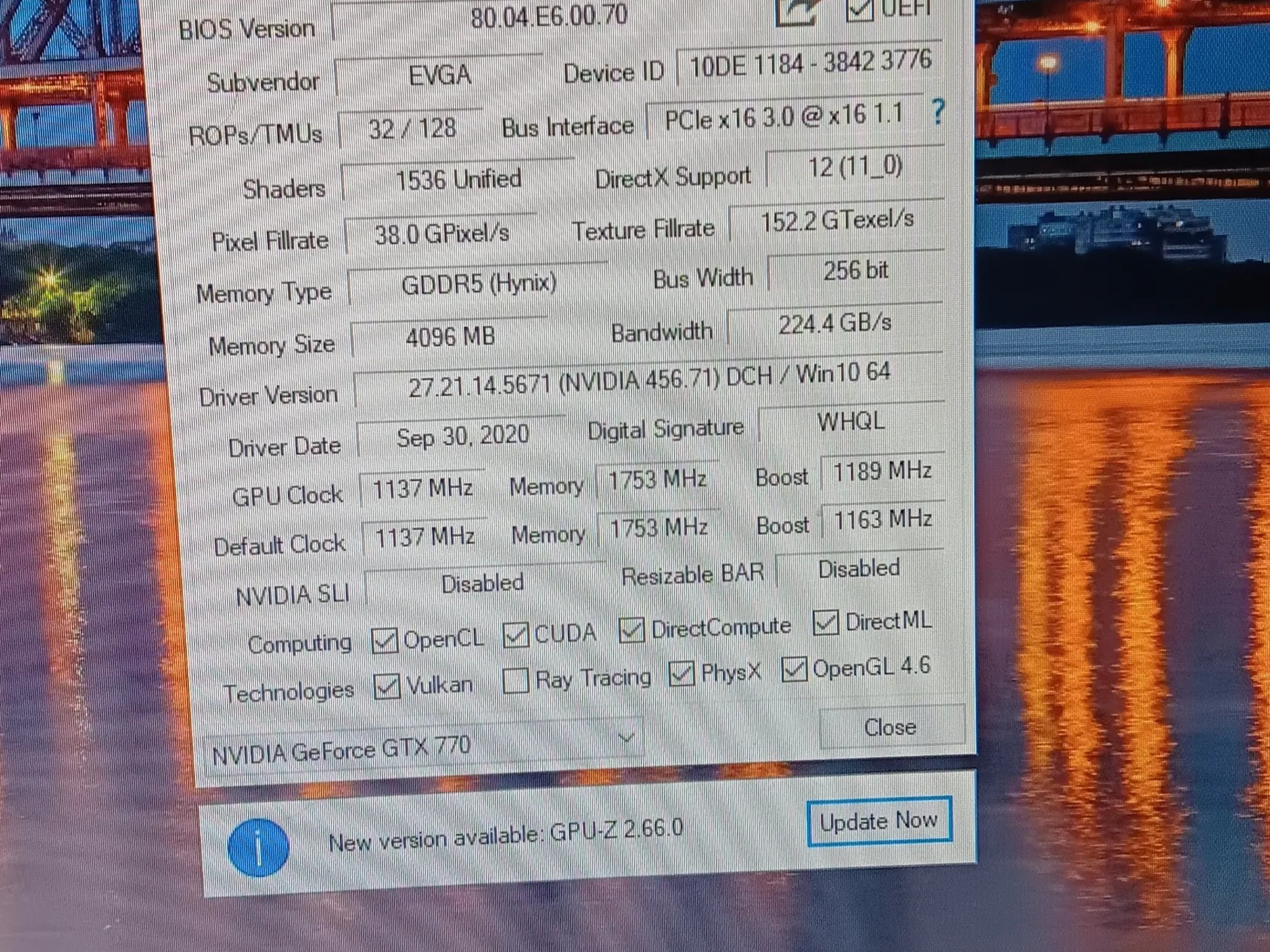 EVGA GeForce GTX-770 SC 4GB Graphics Card