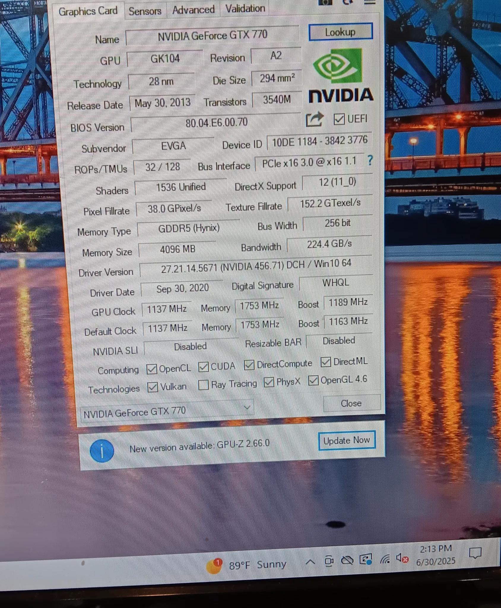 EVGA GeForce GTX-770 SC 4GB Graphics Card