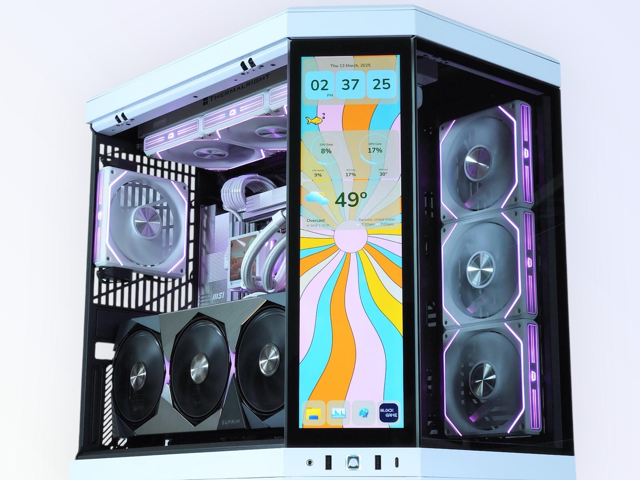 🤩🤍🖤Dream Gaming PC🏆Nvidia RTX 5080 16GB🏆 AMD Ryzen 7 9800X3D 3D V-Cache🏆 32GB DDR5🏆3TB NVME