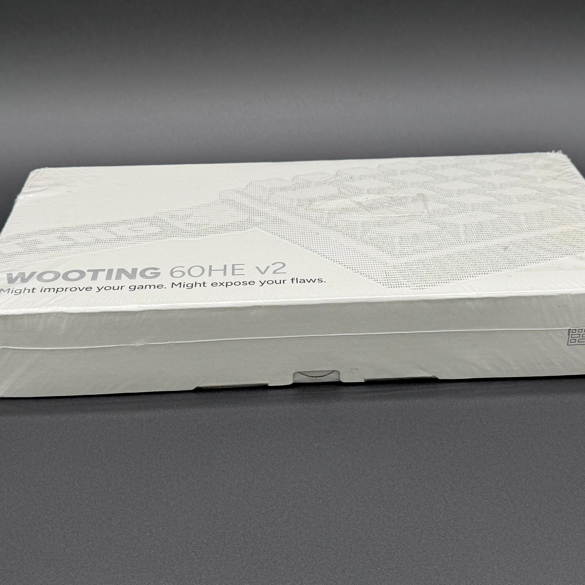 Wooting 60HE v2 – ANSI US Layout, Aluminum Case, Just Black – Sealed Retail