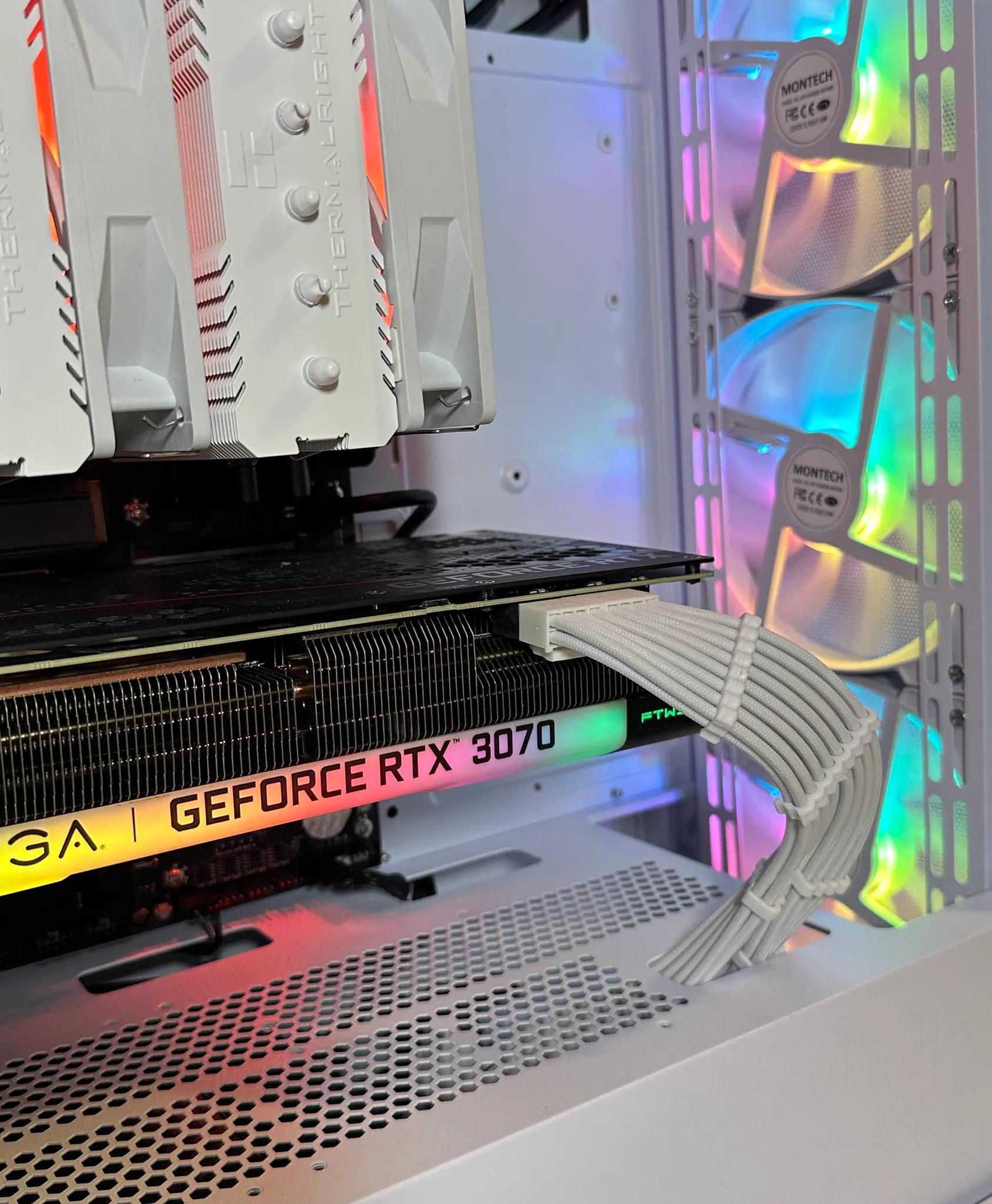 RTX 3070 | Intel i5 12600KF | 32GB RAM | 2TB SSD | Custom White Gaming PC WIFI WIN10