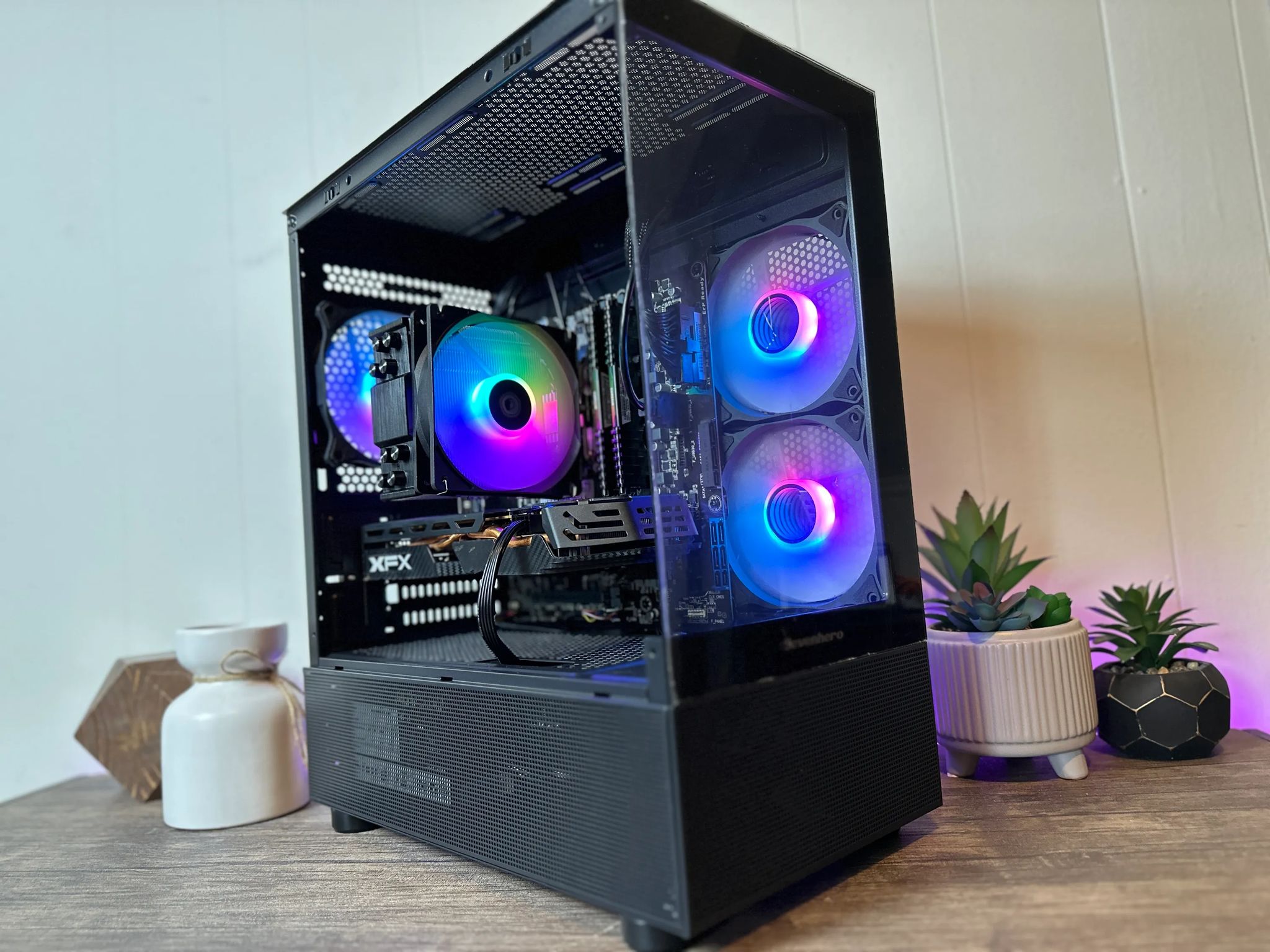 Budget/Entry Gaming PC! i5 7600, RX580 8GB, 16gb DDR4, 512GB NVME M.2 SSD! ARGB Fans!