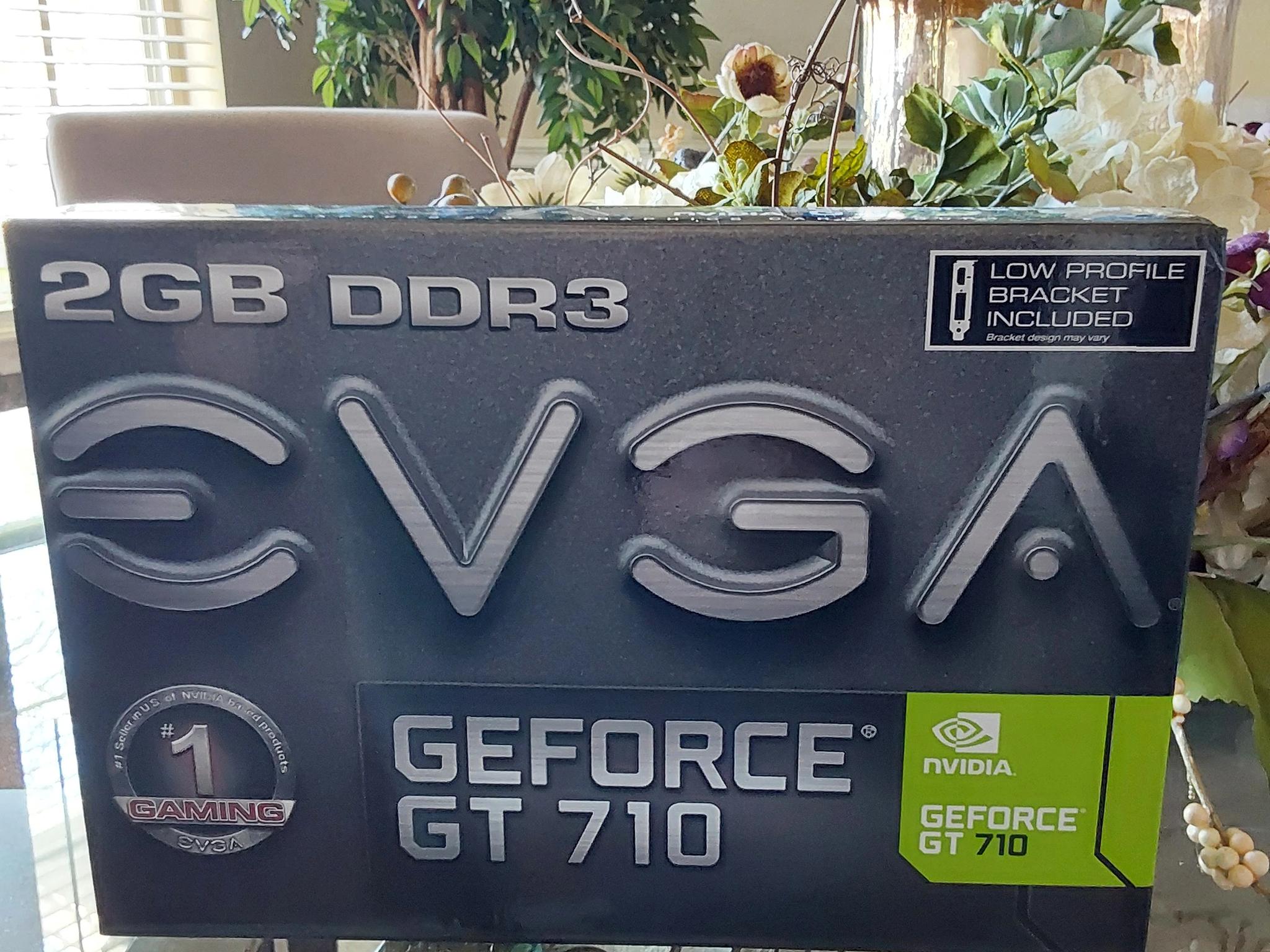 EVGA GeForce GT 710 2GB Low-Profile Graphics Card