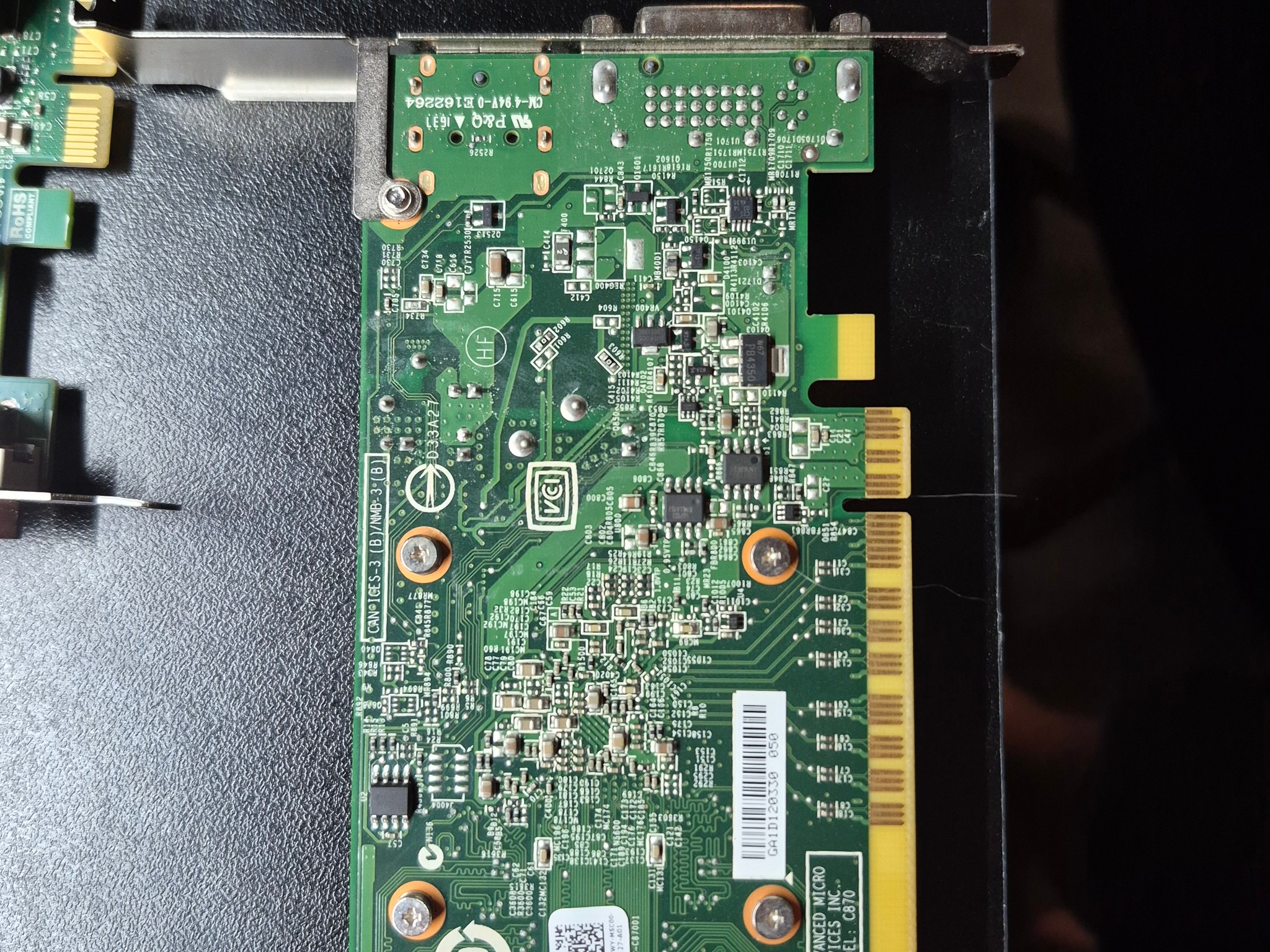 Lot of 3 Display Adapters: 2x GT 730 + 1x R5 340X