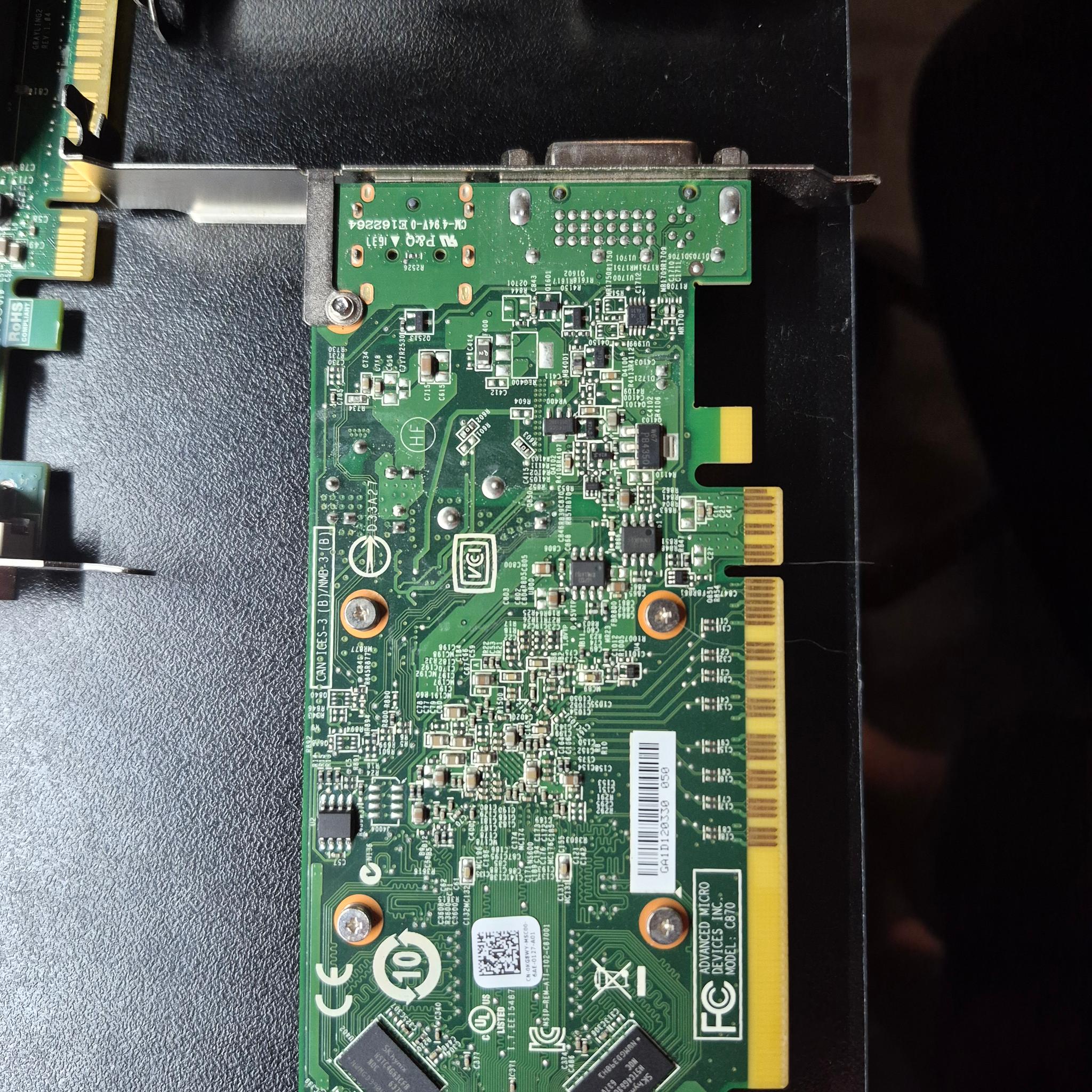 Lot of 3 Display Adapters: 2x GT 730 + 1x R5 340X