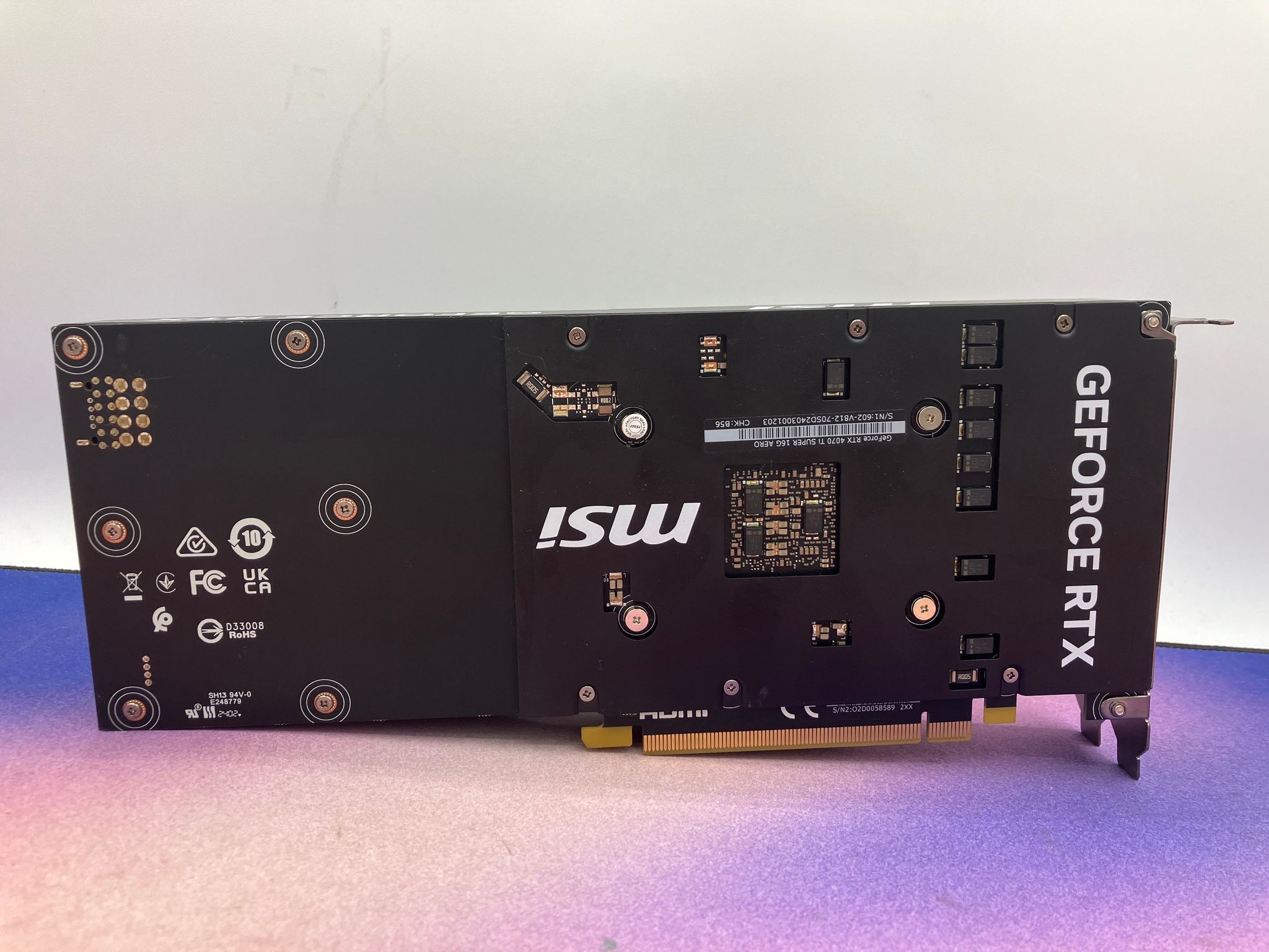 MSI AERO GeForce RTX 4070 Ti SUPER
