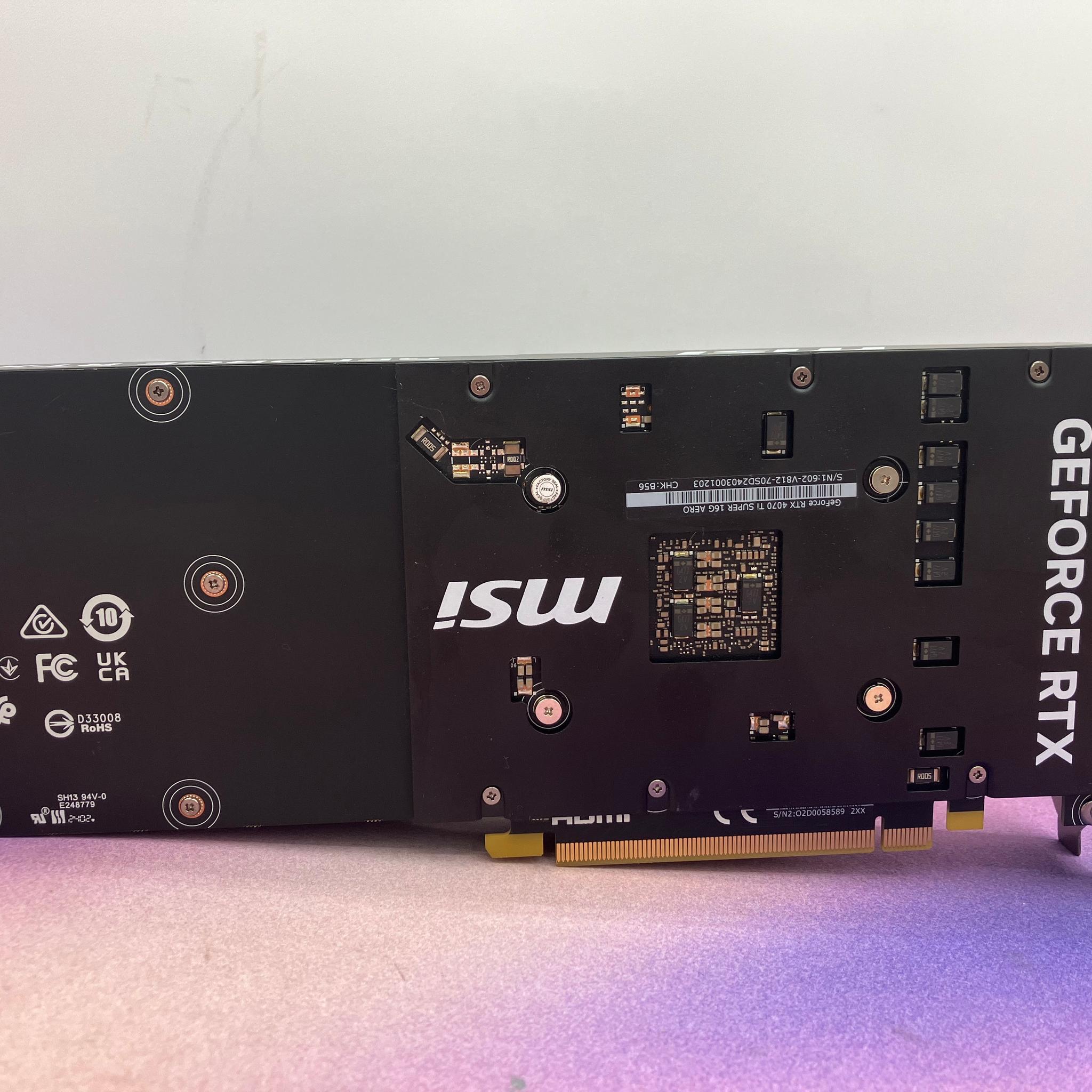 MSI AERO GeForce RTX 4070 Ti SUPER