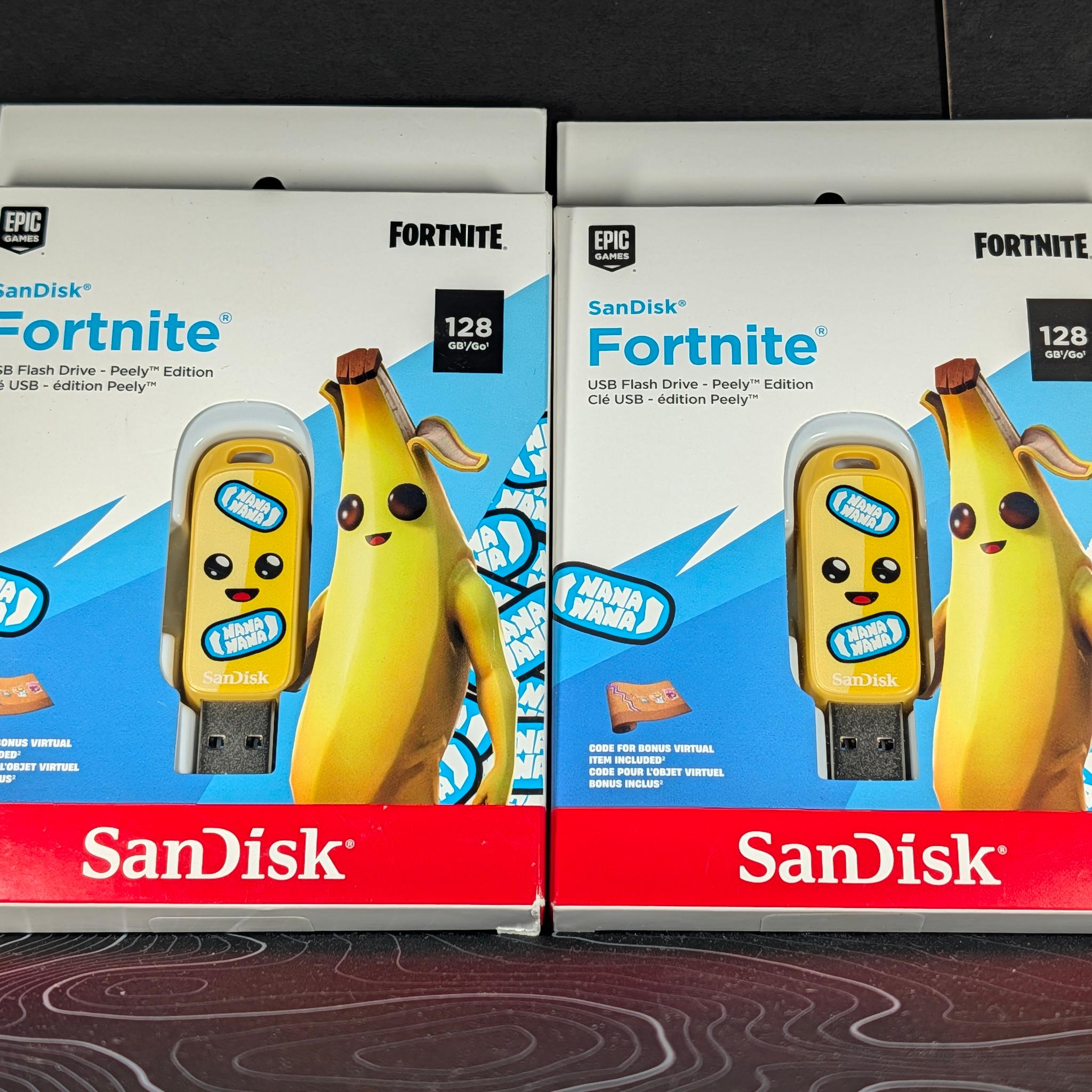 SanDisk 128GB Fortnite USB Flash Drives - Peely Edition