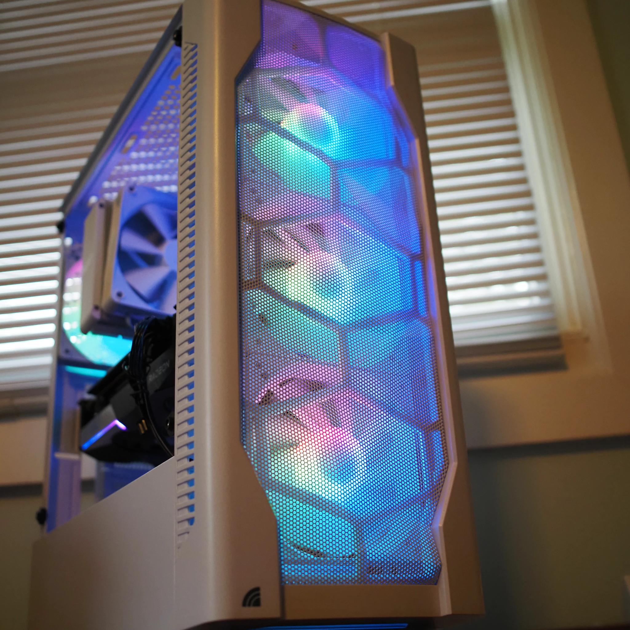 🤍 White RX 6700 XT Gaming PC | NZXT RGB Cooler | High FPS Fortnite/Warzone | WiFi