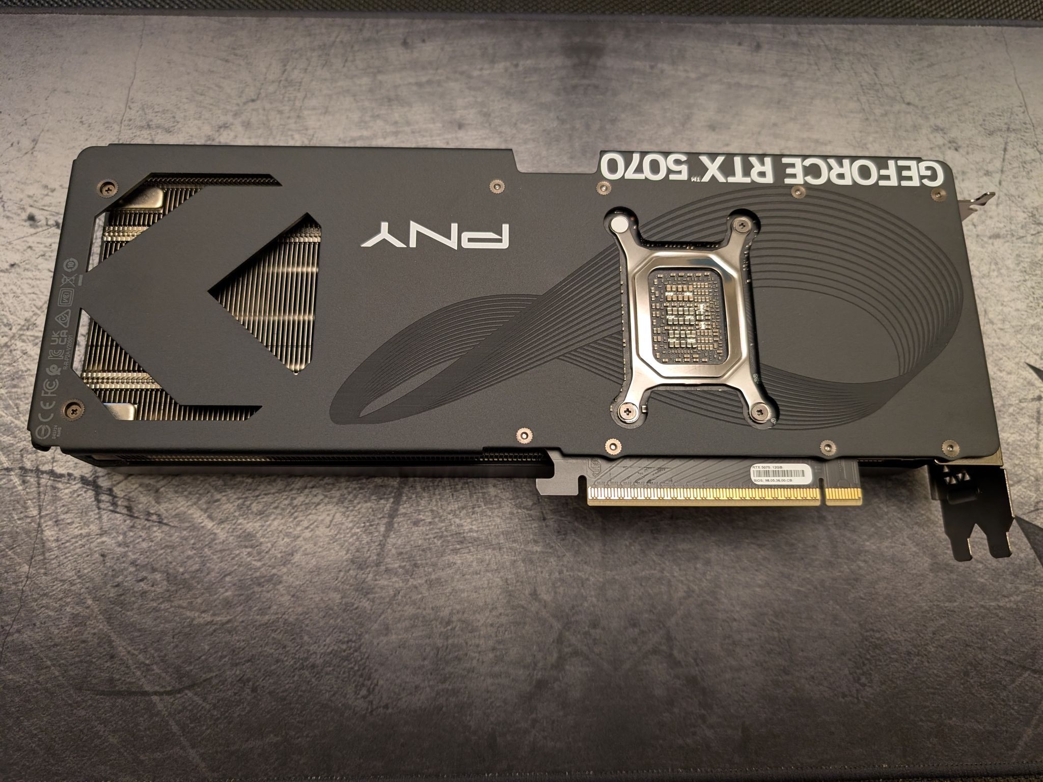 PNY GeForce RTX 5070 Overclocked Triple Fan