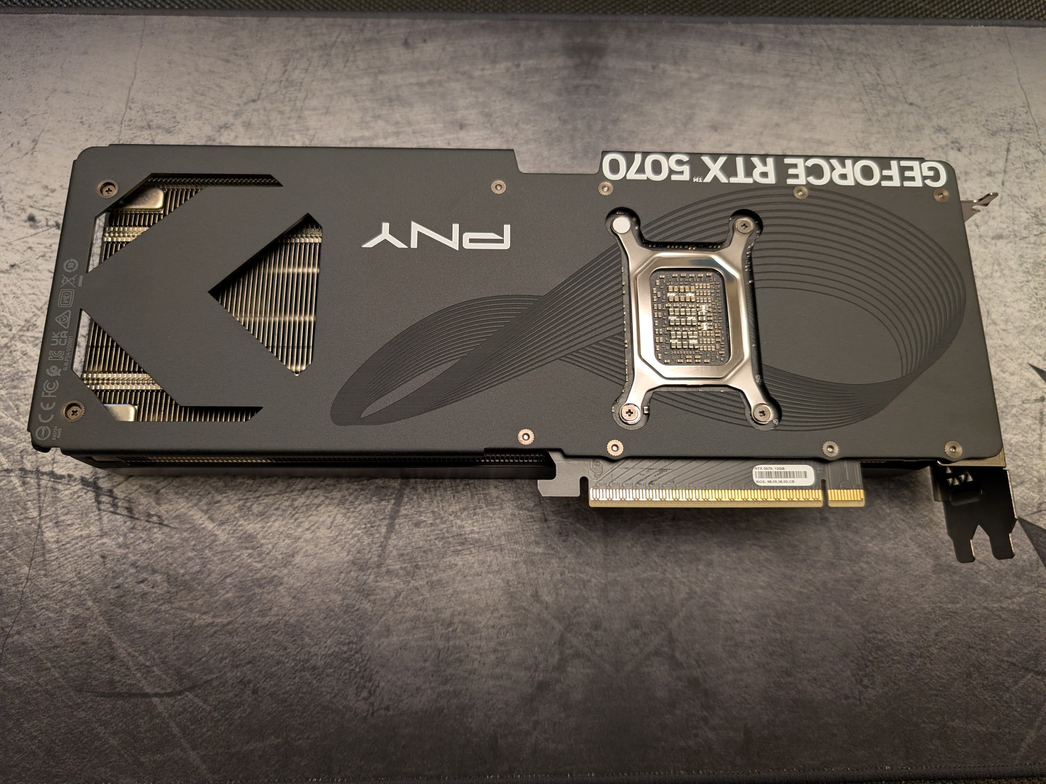 PNY GeForce RTX 5070 Overclocked Triple Fan