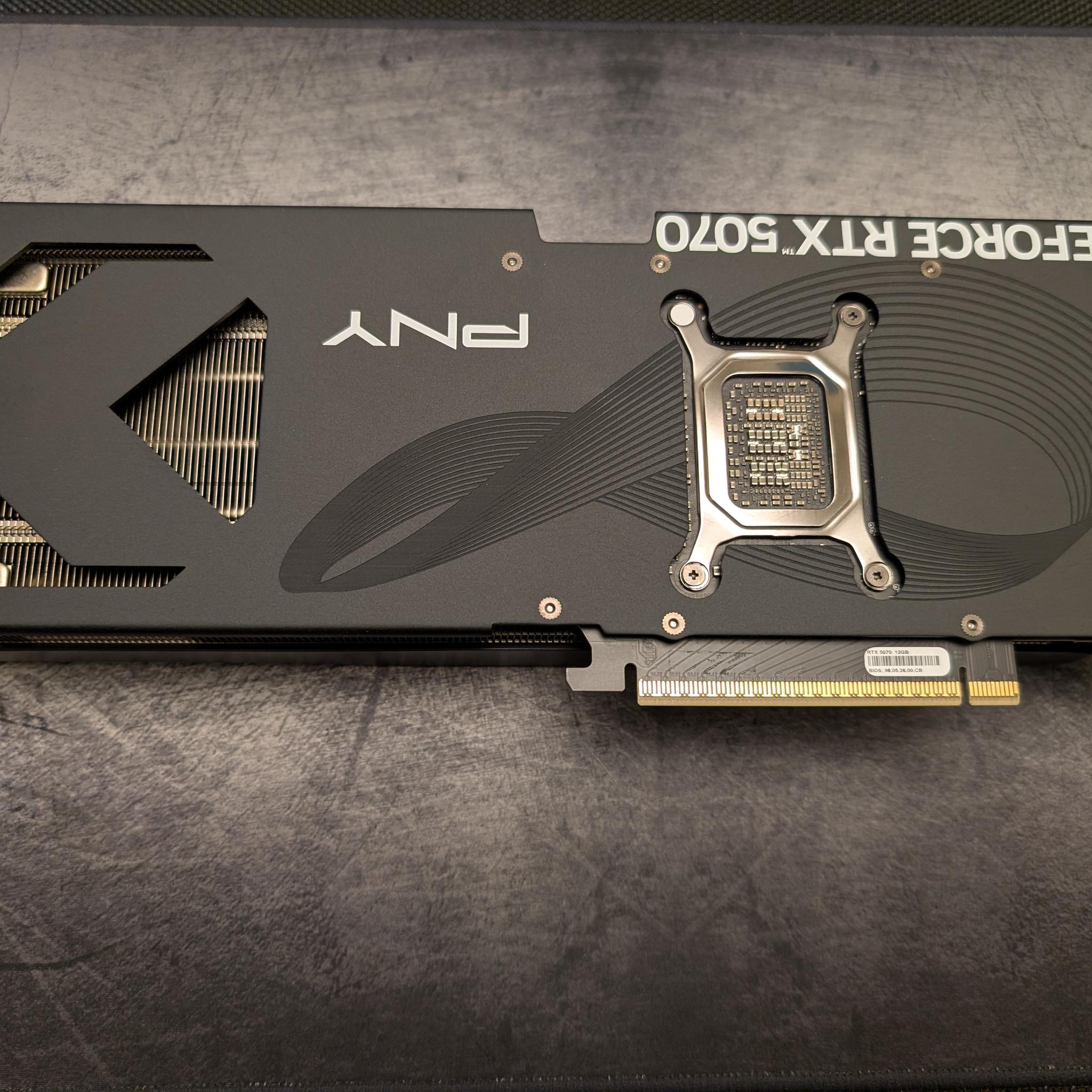 PNY GeForce RTX 5070 Overclocked Triple Fan