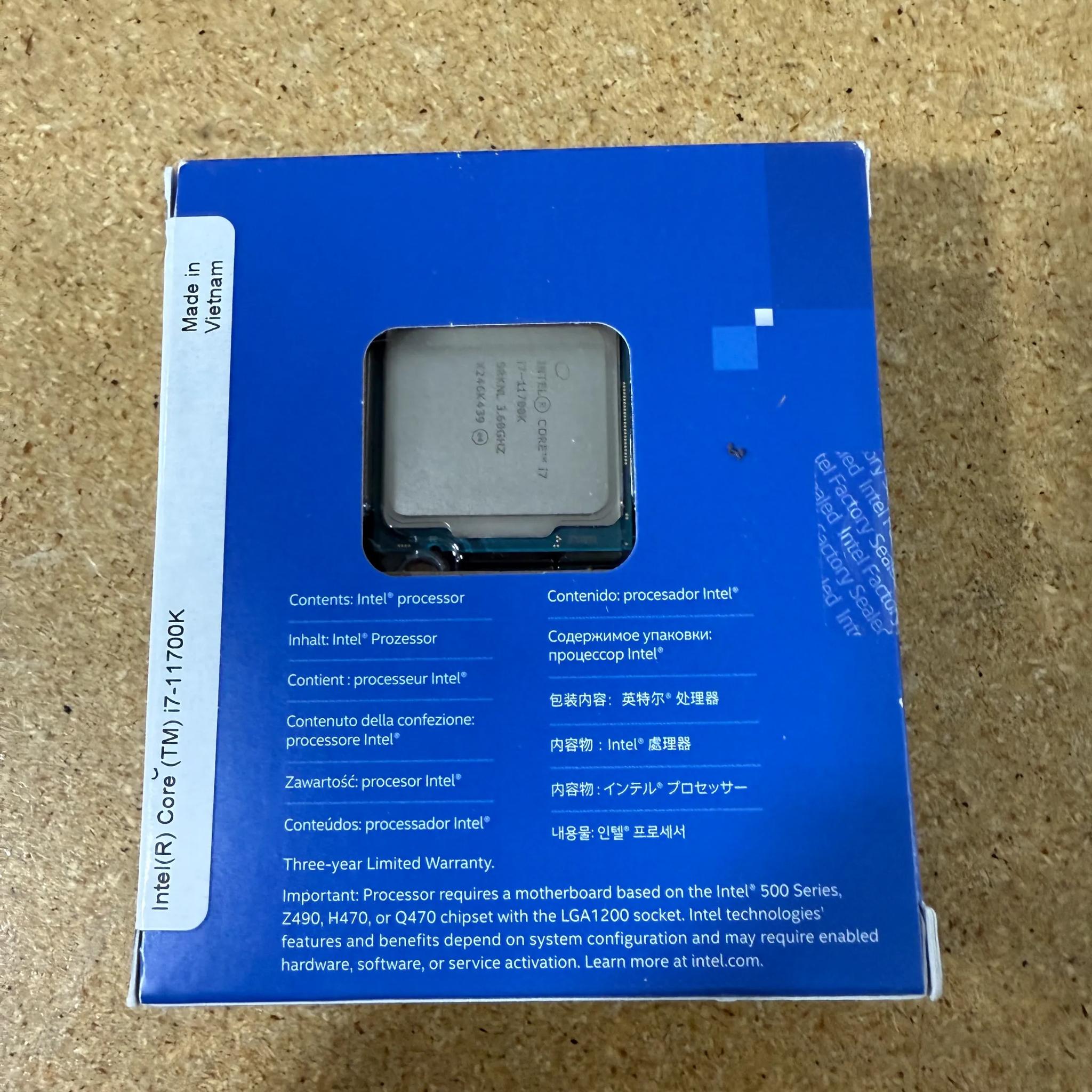 Intel® Core™ i7-11700K Desktop Processor 14 Cores
