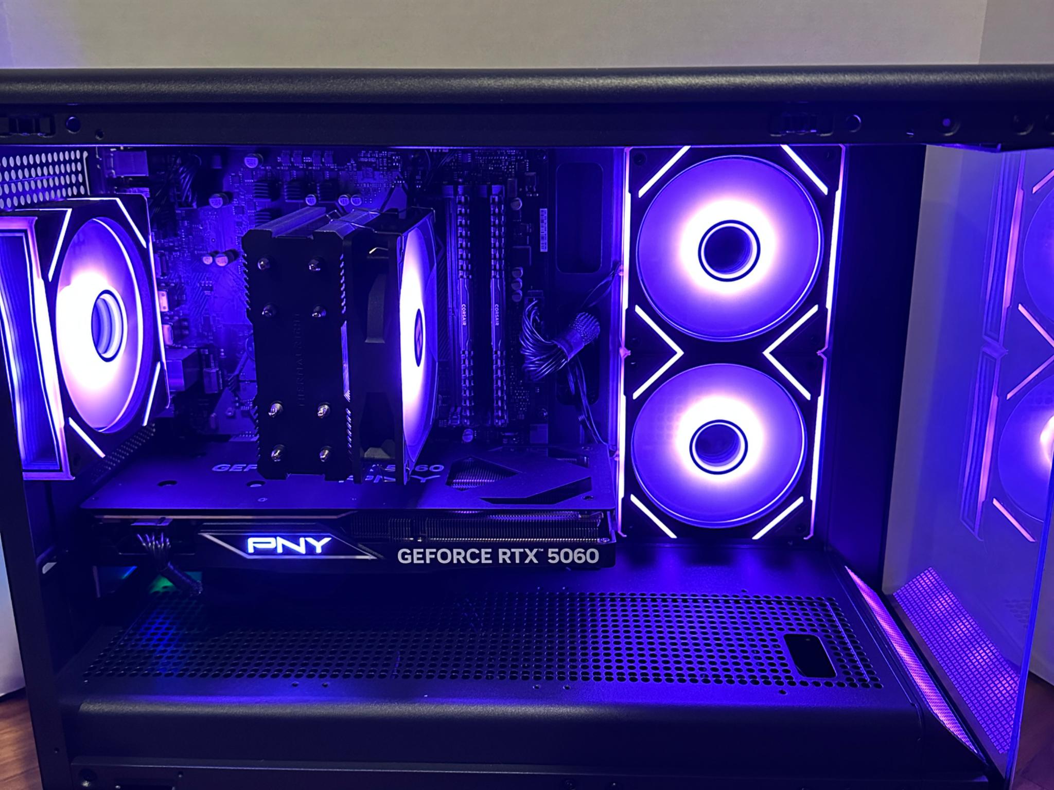RTX 5060 | Ryzen 5 3600 | 16GB DDR4 | 1TB SSD | Win 11 | Office 2024 | WiFi + BT | Custom Gaming PC