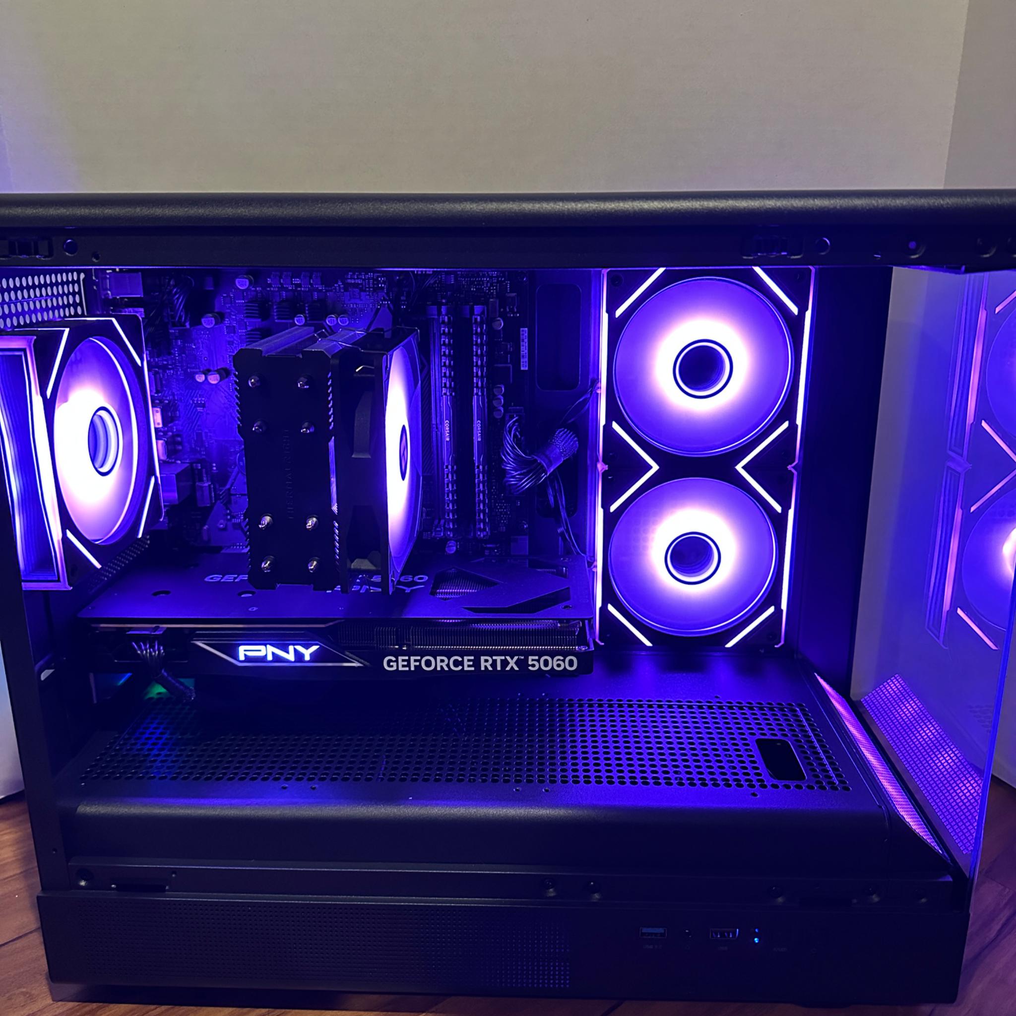 RTX 5060 | Ryzen 5 3600 | 16GB DDR4 | 1TB SSD | Win 11 | Office 2024 | WiFi + BT | Custom Gaming PC