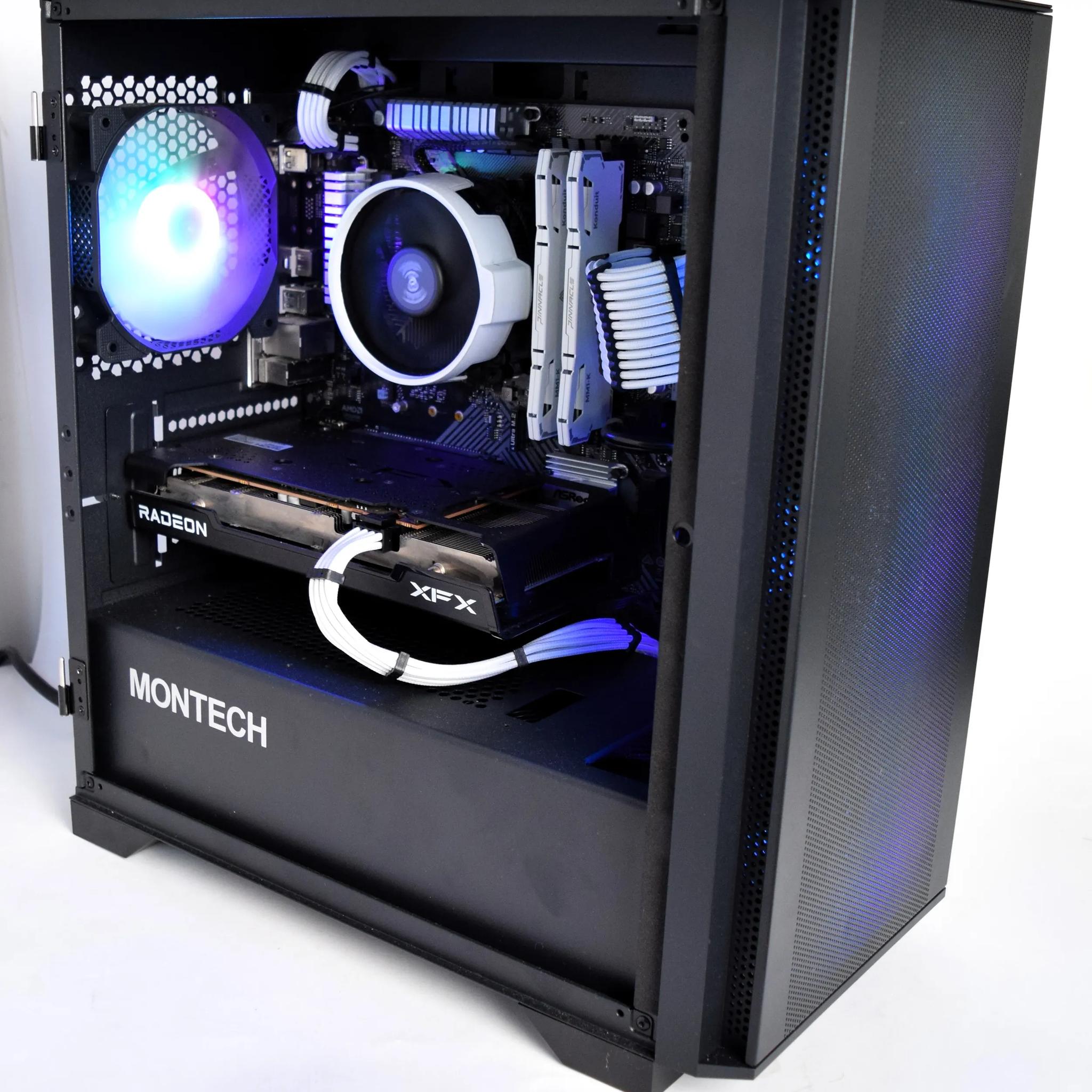 Fresh Build! Ryzen 5 3600 | XFX 6600 8gb (New) | 16gb Ram | 512 gb Storage | Montech Air 100 (New)