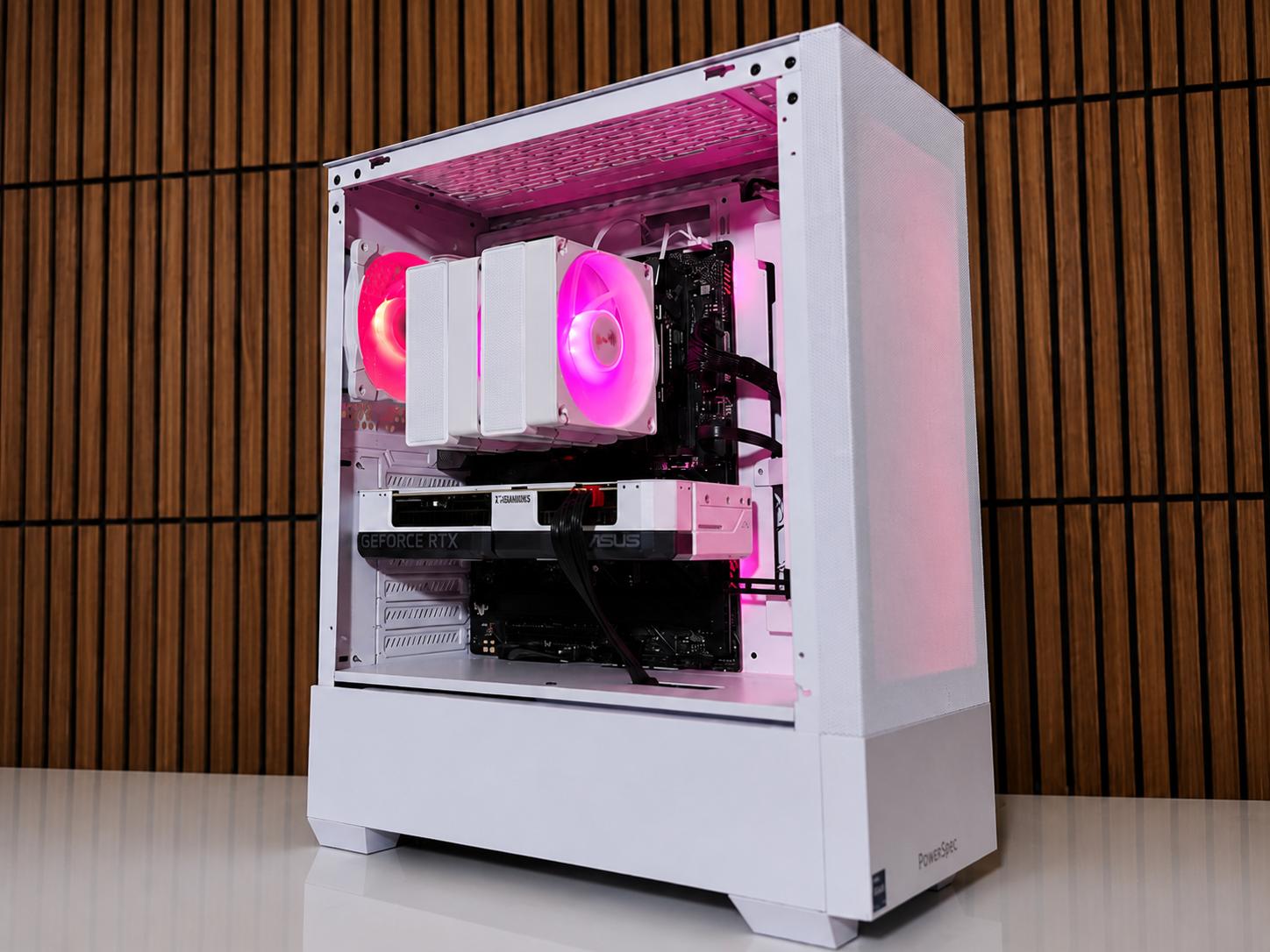 Whiteout Gaming PC | 12700K | RTX 4070 12GB | DDR4/5 | Z690 | 32GB RAM | 1TB | Win 11